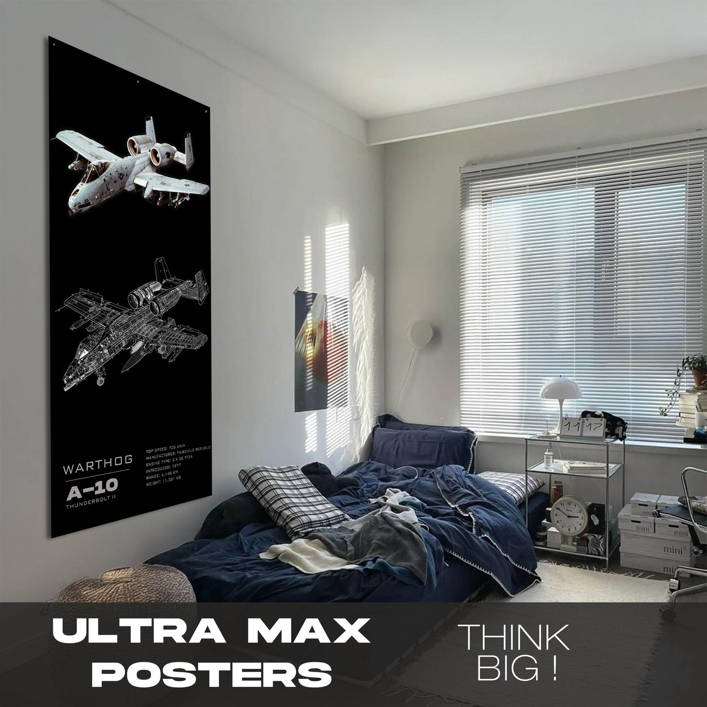 Fighter Jet A-10 - Ultra Max Poster