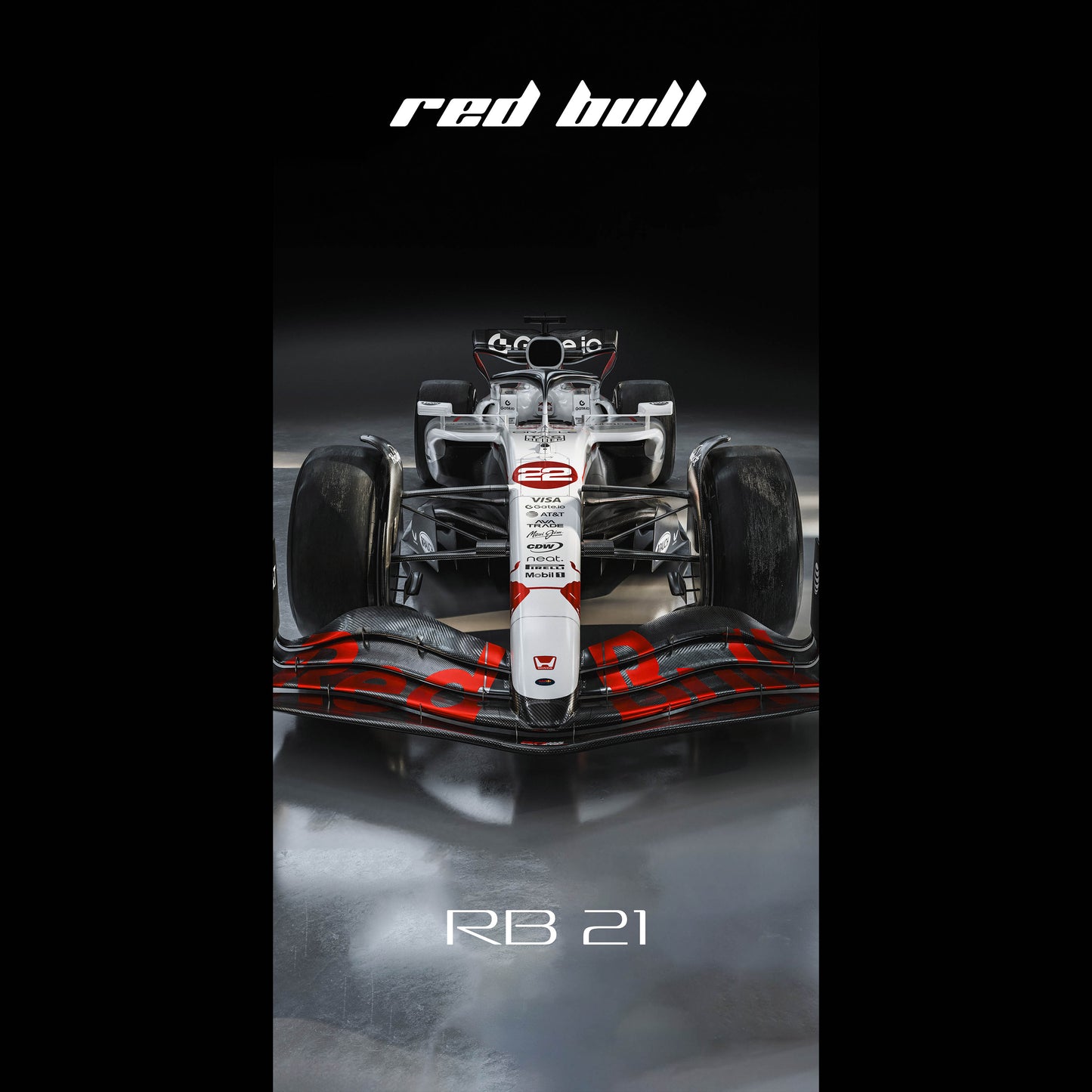 F1 Reb Bull RB21 #22 - Ultra Max Poster