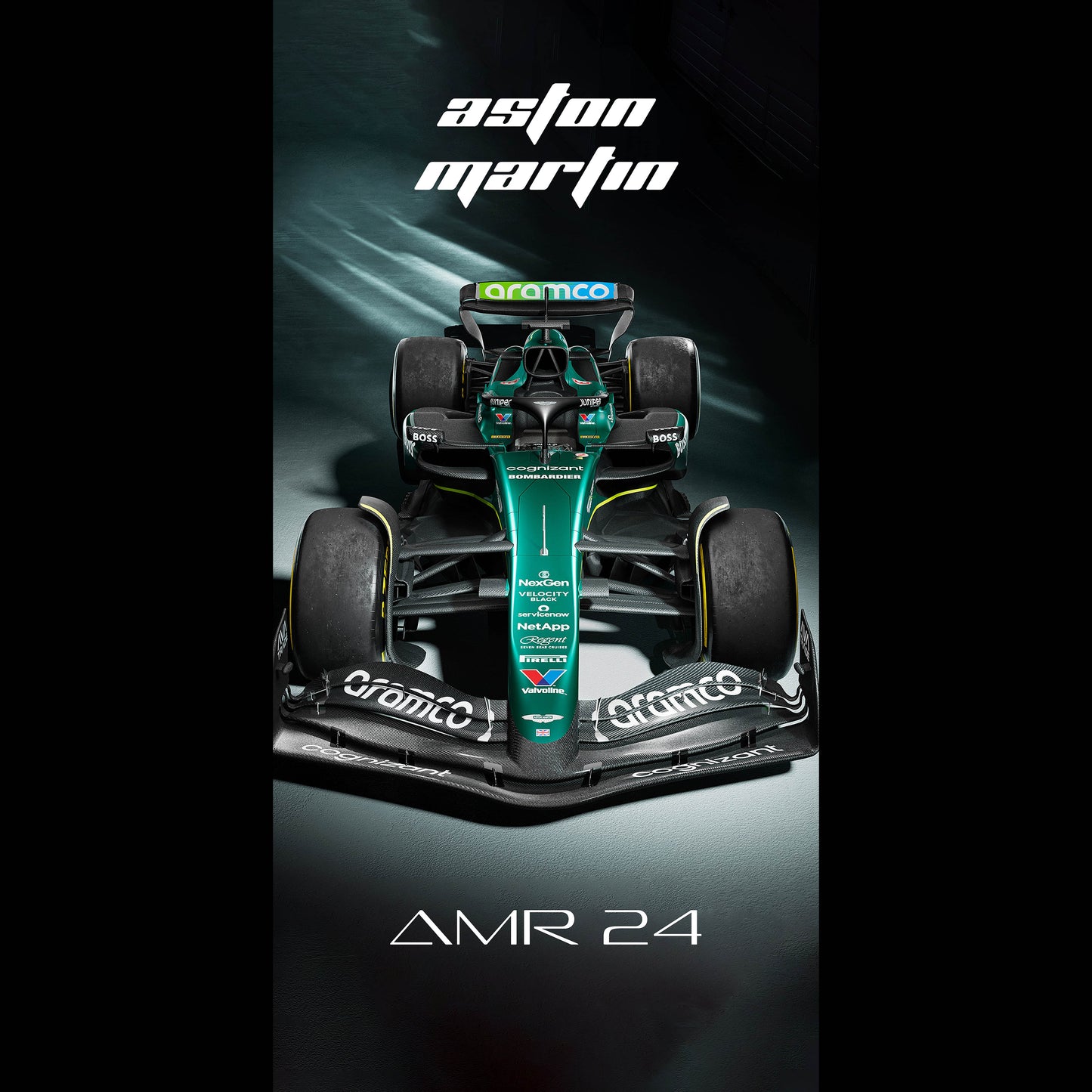 F1 Aston Martin AMR24 - Ultra Max Poster