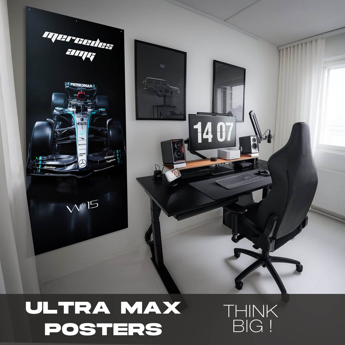 F1 Mercedes AMG W15 #63 - Ultra Max Poster