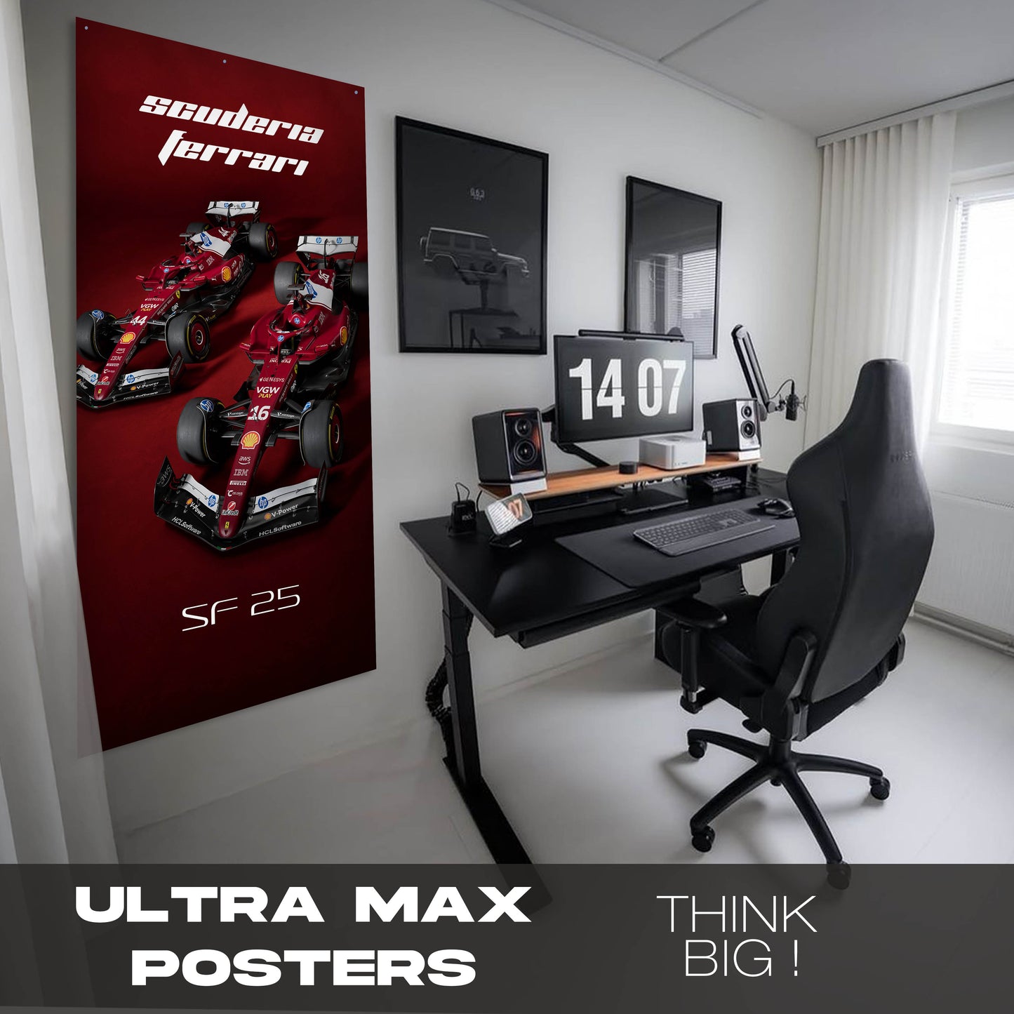 F1 Ferrari Twins - Ultra Max Poster