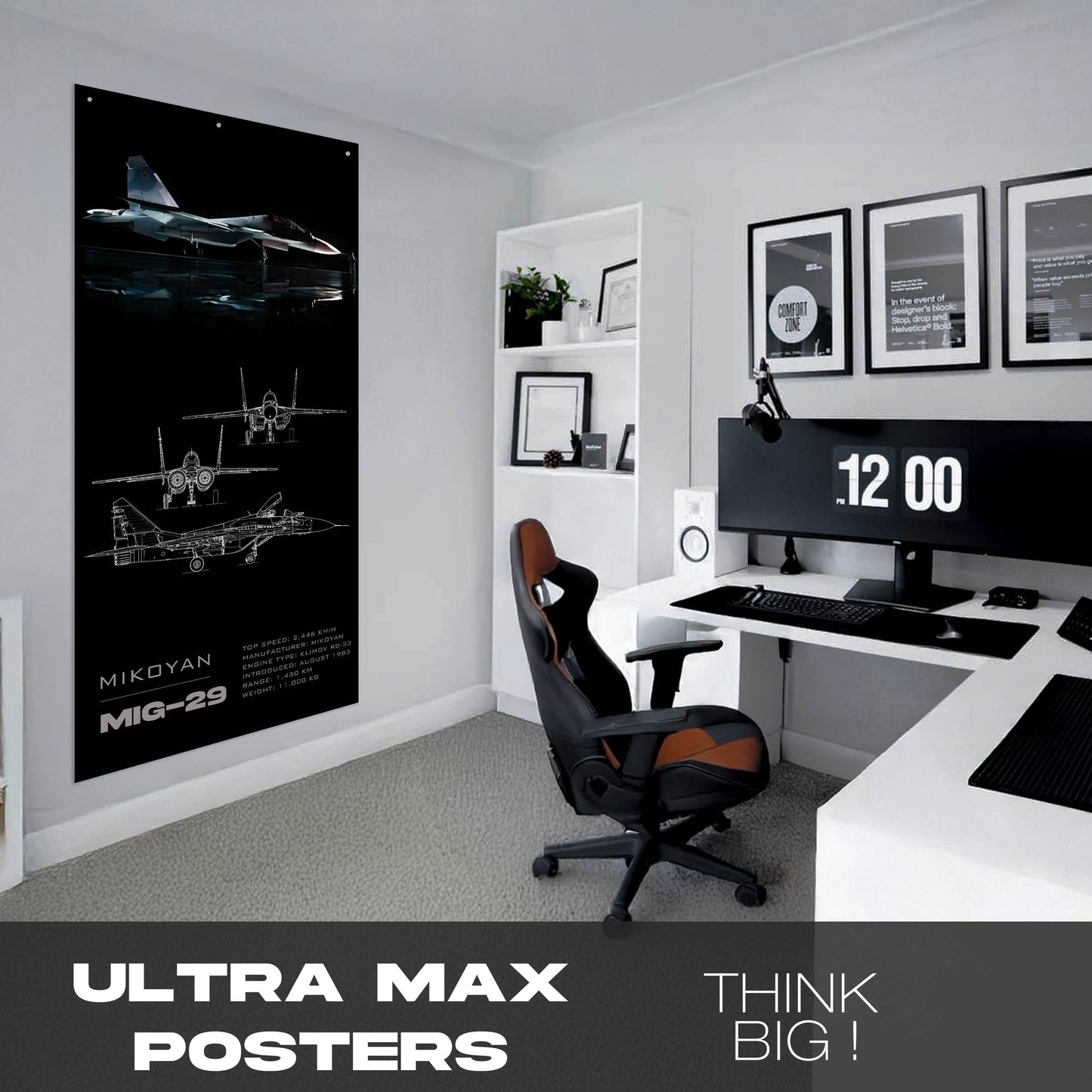 Fighter Jet MIG29 - Ultra Max Poster