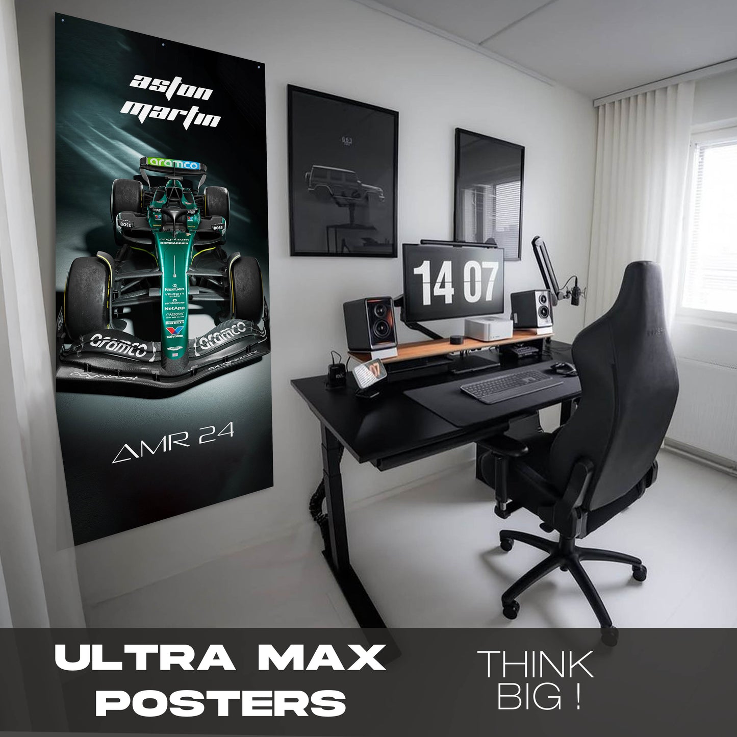 F1 Aston Martin AMR24 - Ultra Max Poster