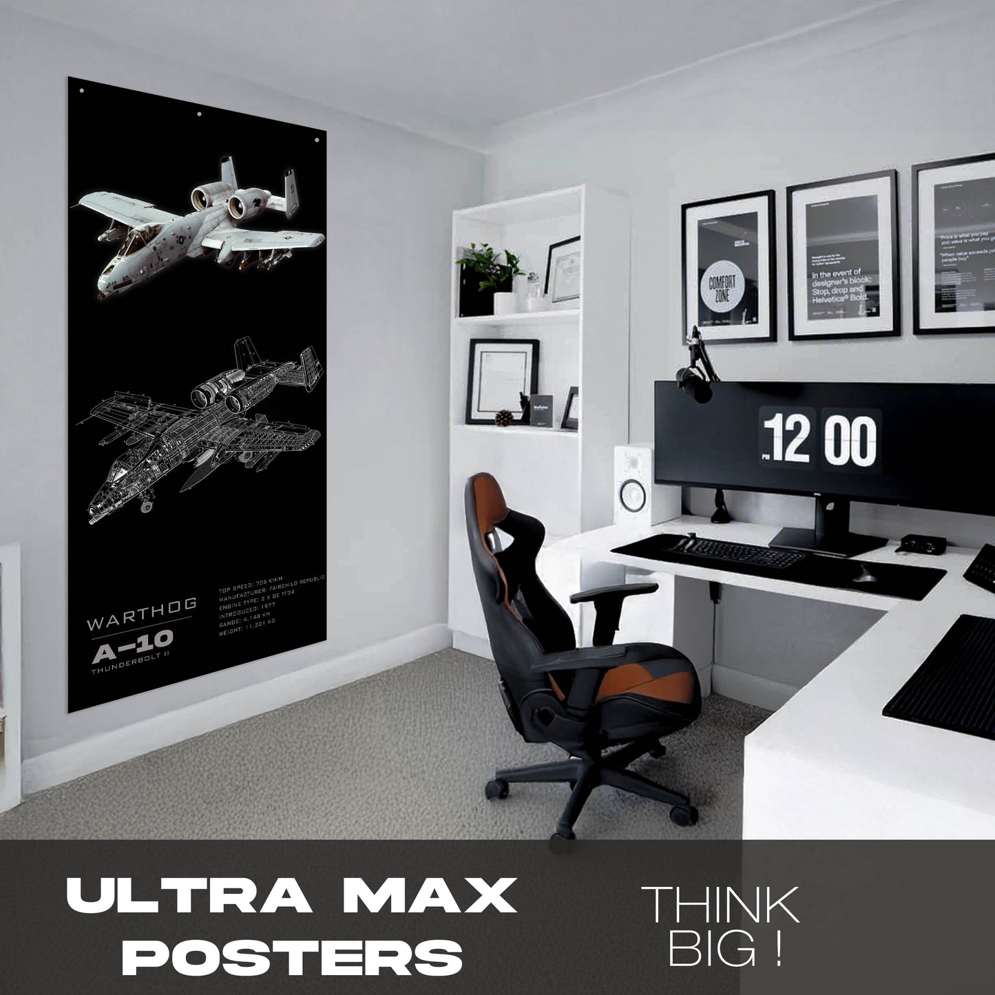 Fighter Jet A-10 - Ultra Max Poster