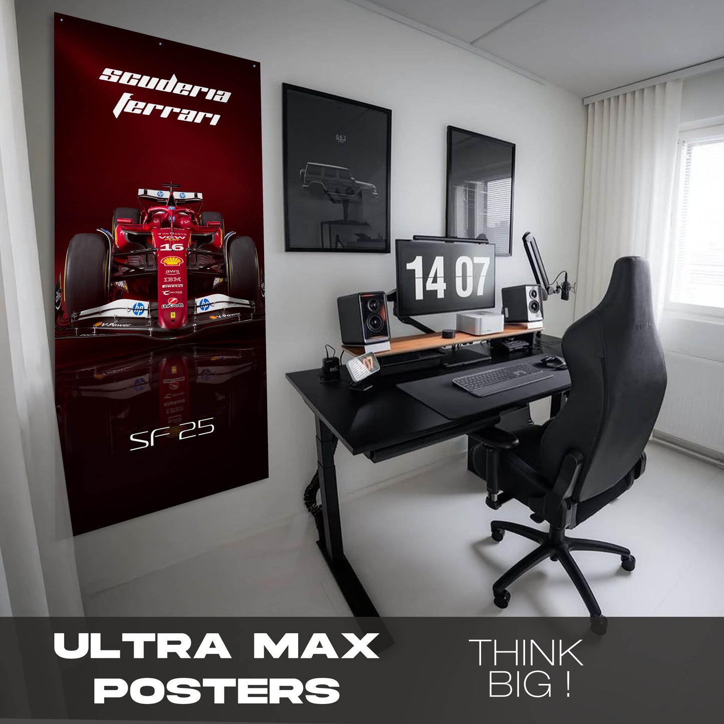 F1 Scuderia Ferrari SF25 - Ultra Max Poster