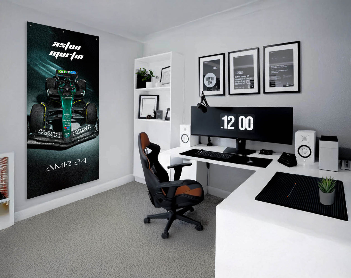 F1 Aston Martin AMR24 - Ultra Max Poster
