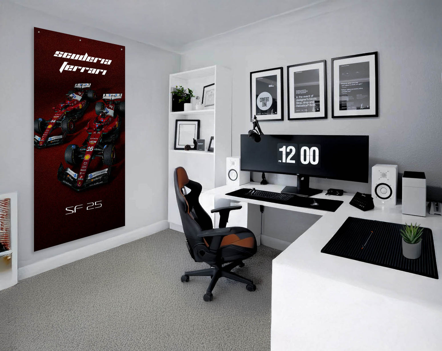 F1 Ferrari Twins - Ultra Max Poster