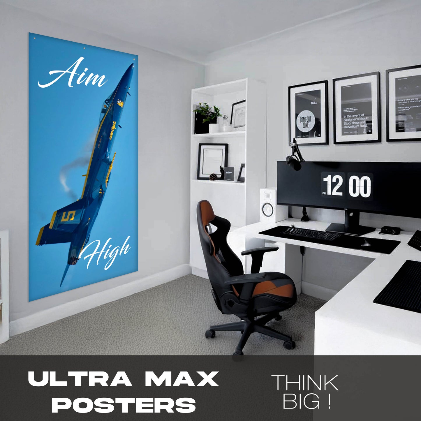 Aim High Blue angel- Ultra Max Poster