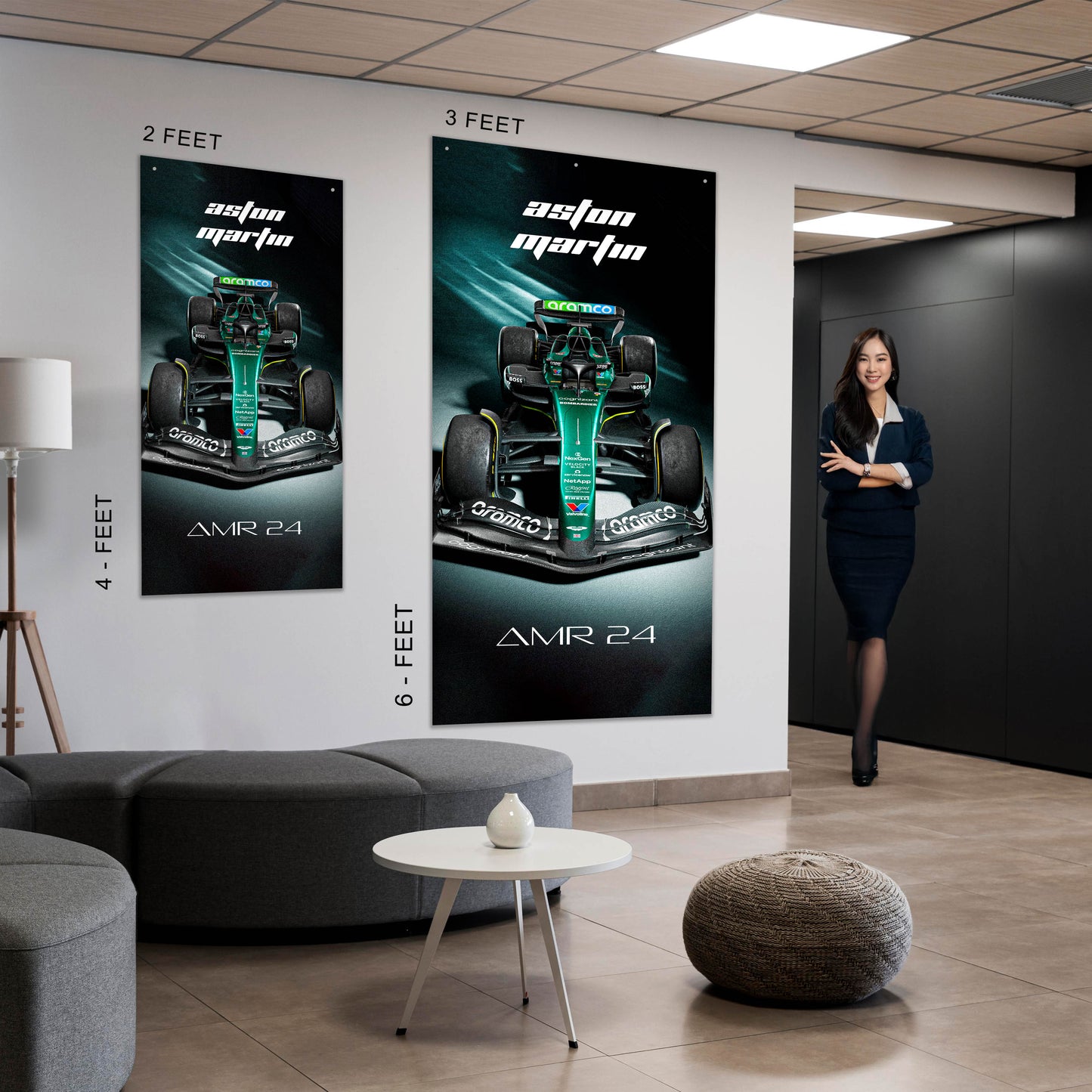 F1 Aston Martin AMR24 - Ultra Max Poster
