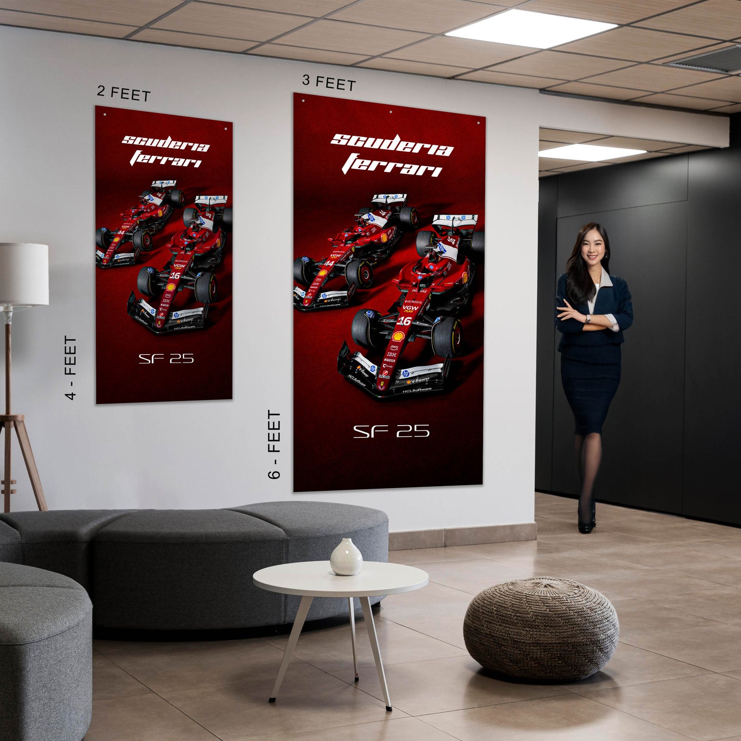F1 Ferrari Twins - Ultra Max Poster