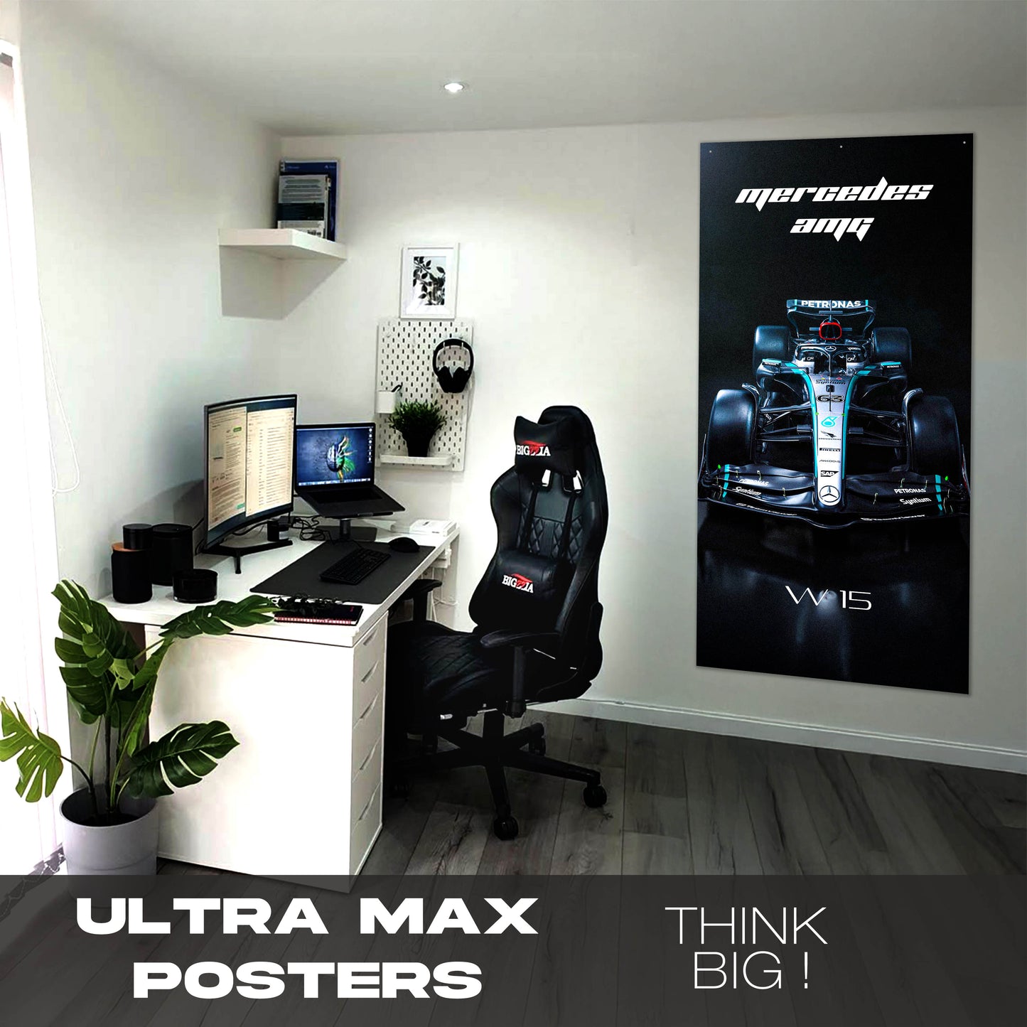 F1 Mercedes AMG W15 #63 - Ultra Max Poster