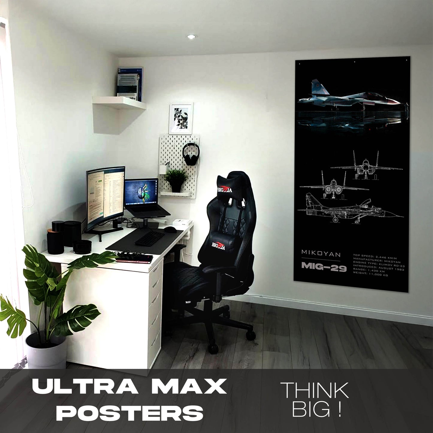 Fighter Jet MIG29 - Ultra Max Poster