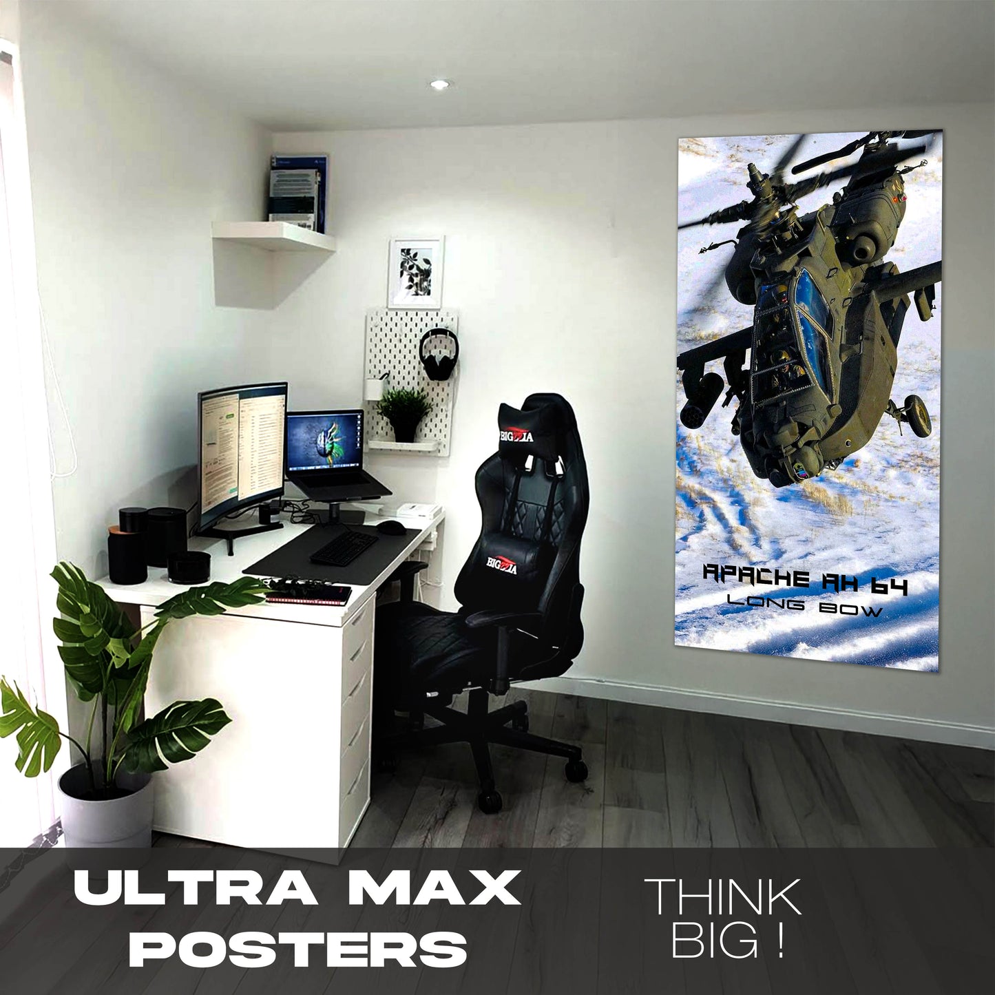 Apache AH64 - Ultra Max Poster