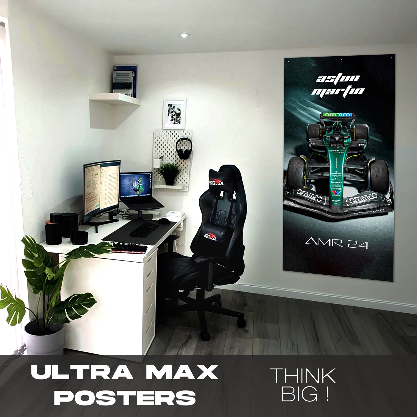 F1 Aston Martin AMR24 - Ultra Max Poster