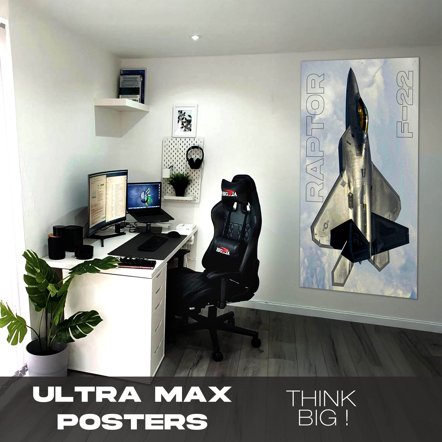 Fighter Jet F22 Raptor - Ultra Max Poster