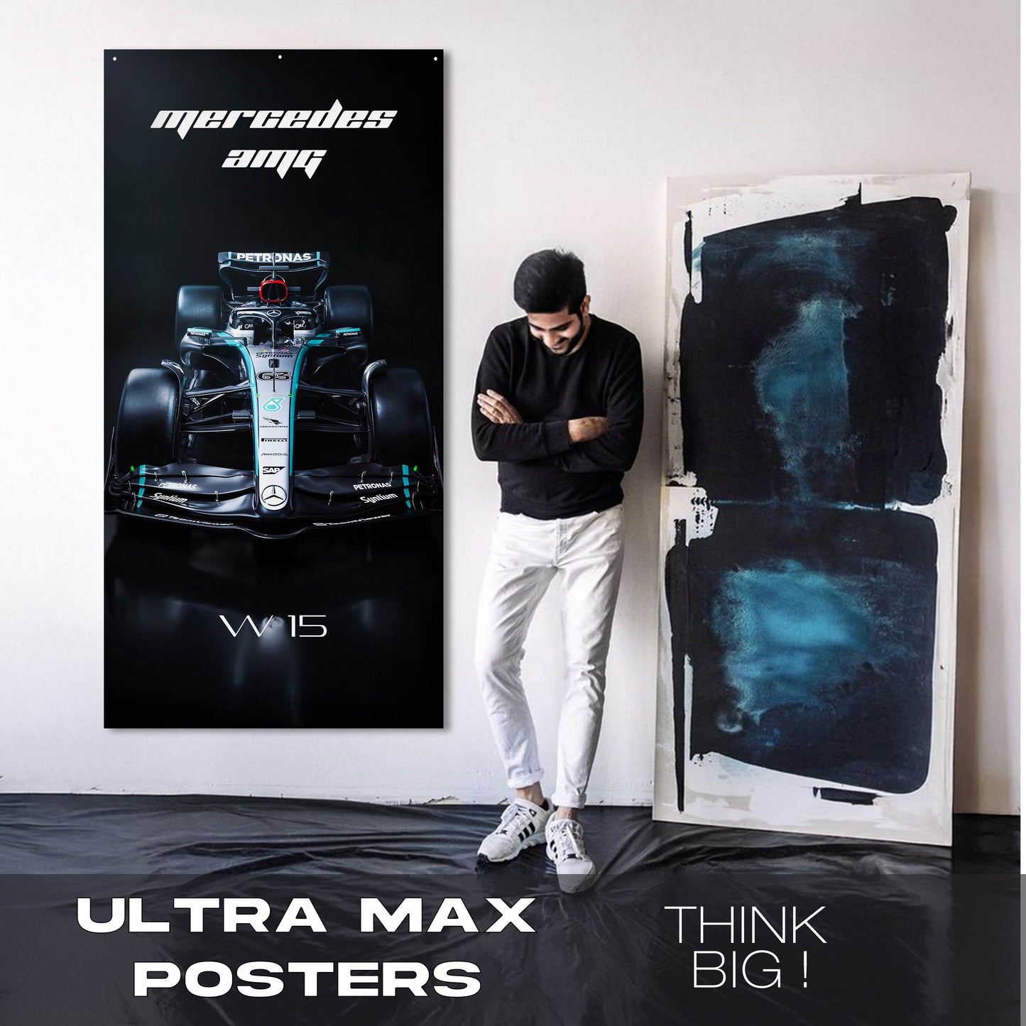 F1 Mercedes AMG W15 #63 - Ultra Max Poster