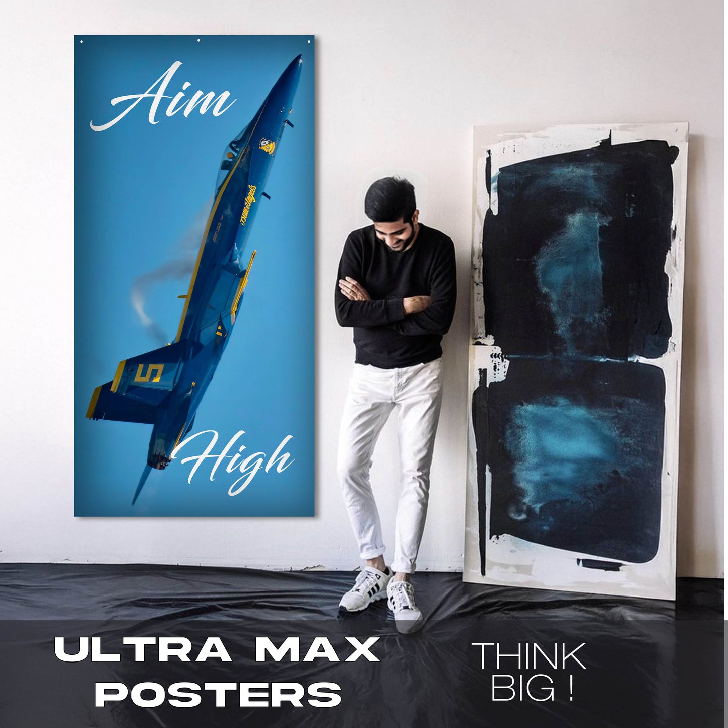 Aim High Blue angel- Ultra Max Poster