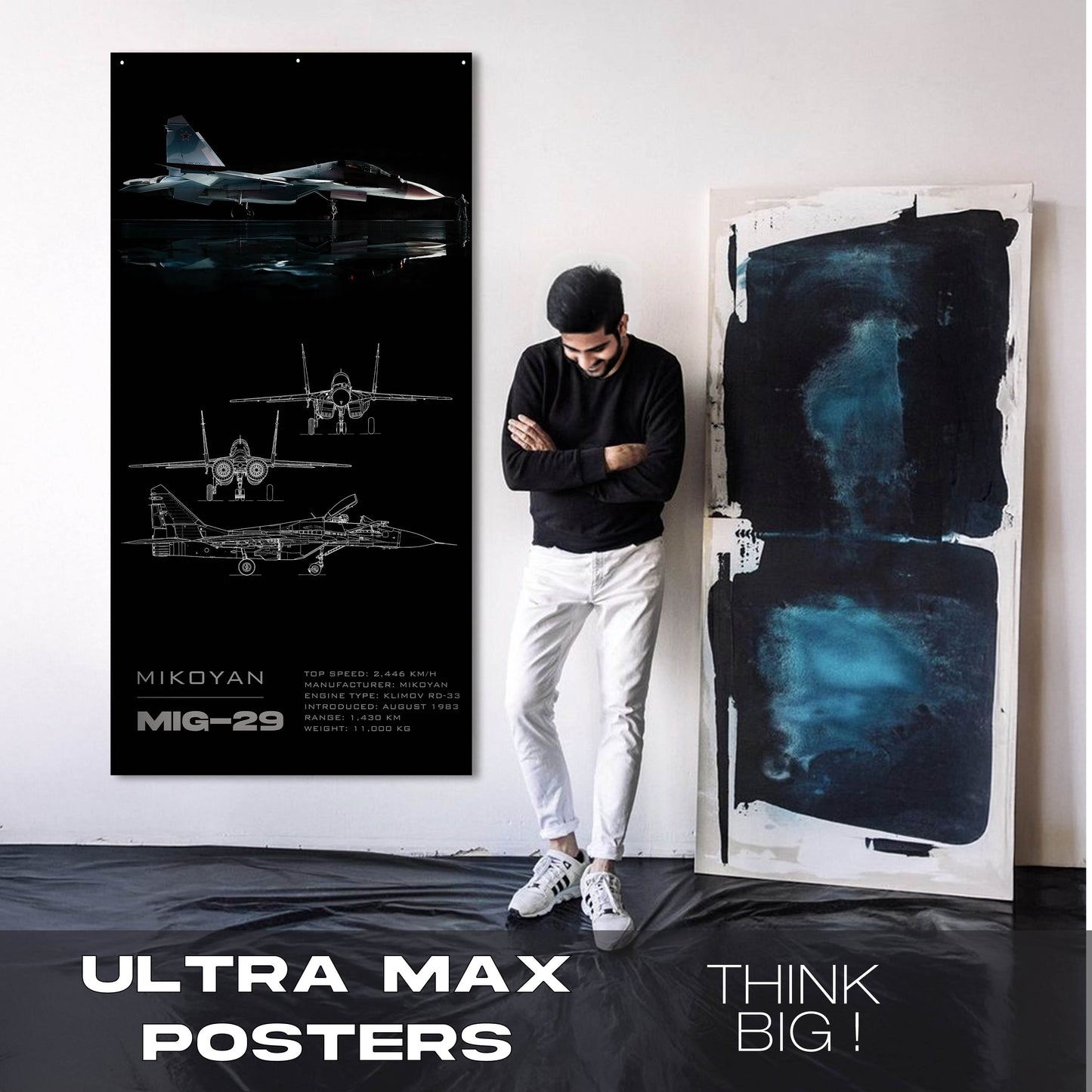 Fighter Jet MIG29 - Ultra Max Poster