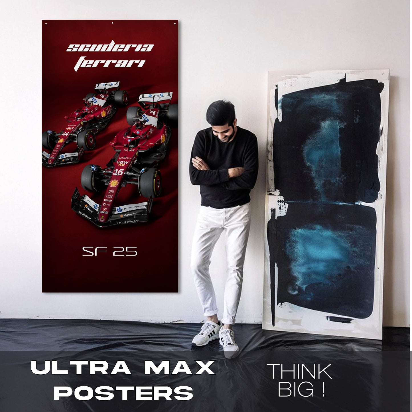 F1 Ferrari Twins - Ultra Max Poster