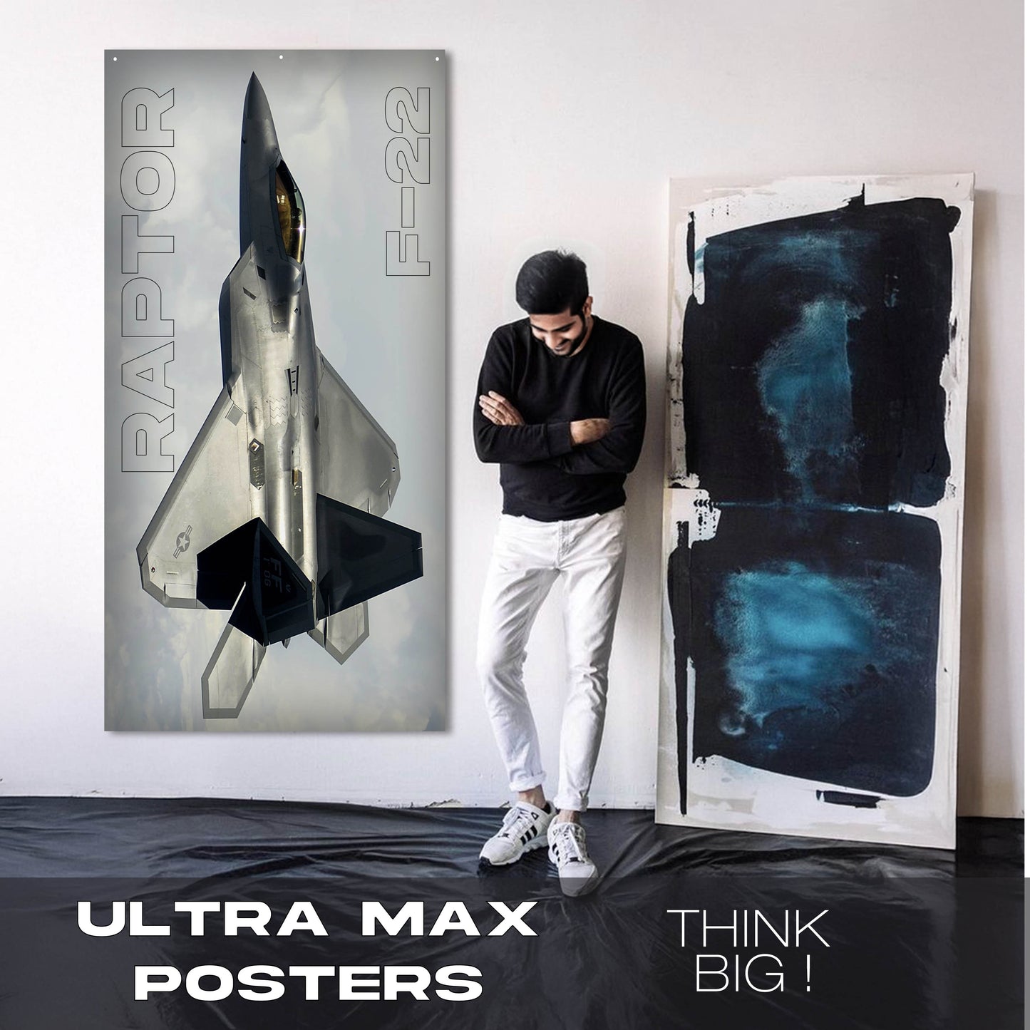 Fighter Jet F22 Raptor - Ultra Max Poster