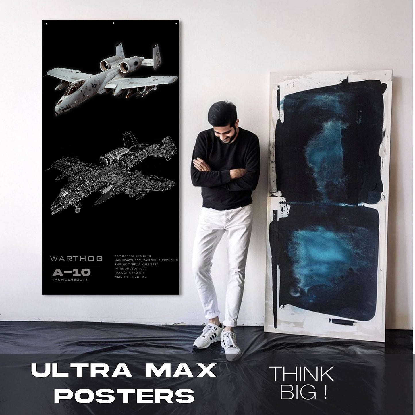 Fighter Jet A-10 - Ultra Max Poster