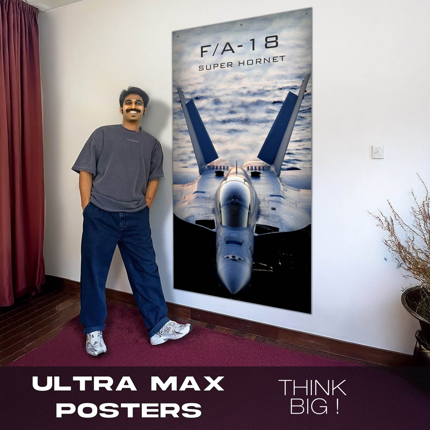 Fighter Jet F18/A - Ultra Max Poster