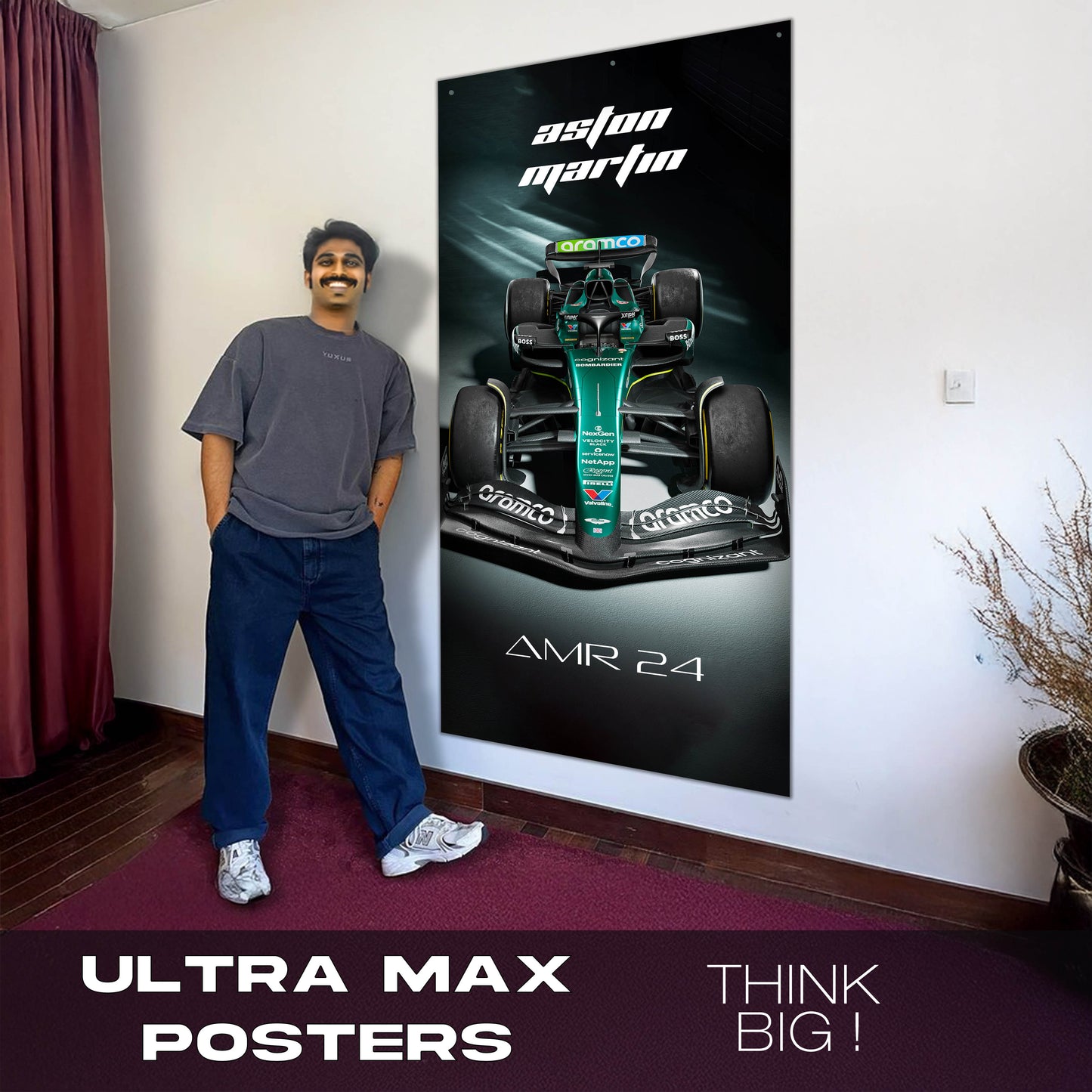 F1 Aston Martin AMR24 - Ultra Max Poster
