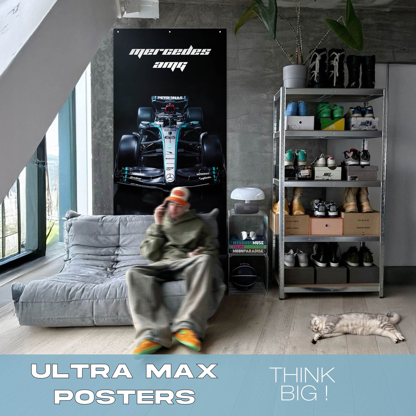 F1 Mercedes AMG W15 #63 - Ultra Max Poster