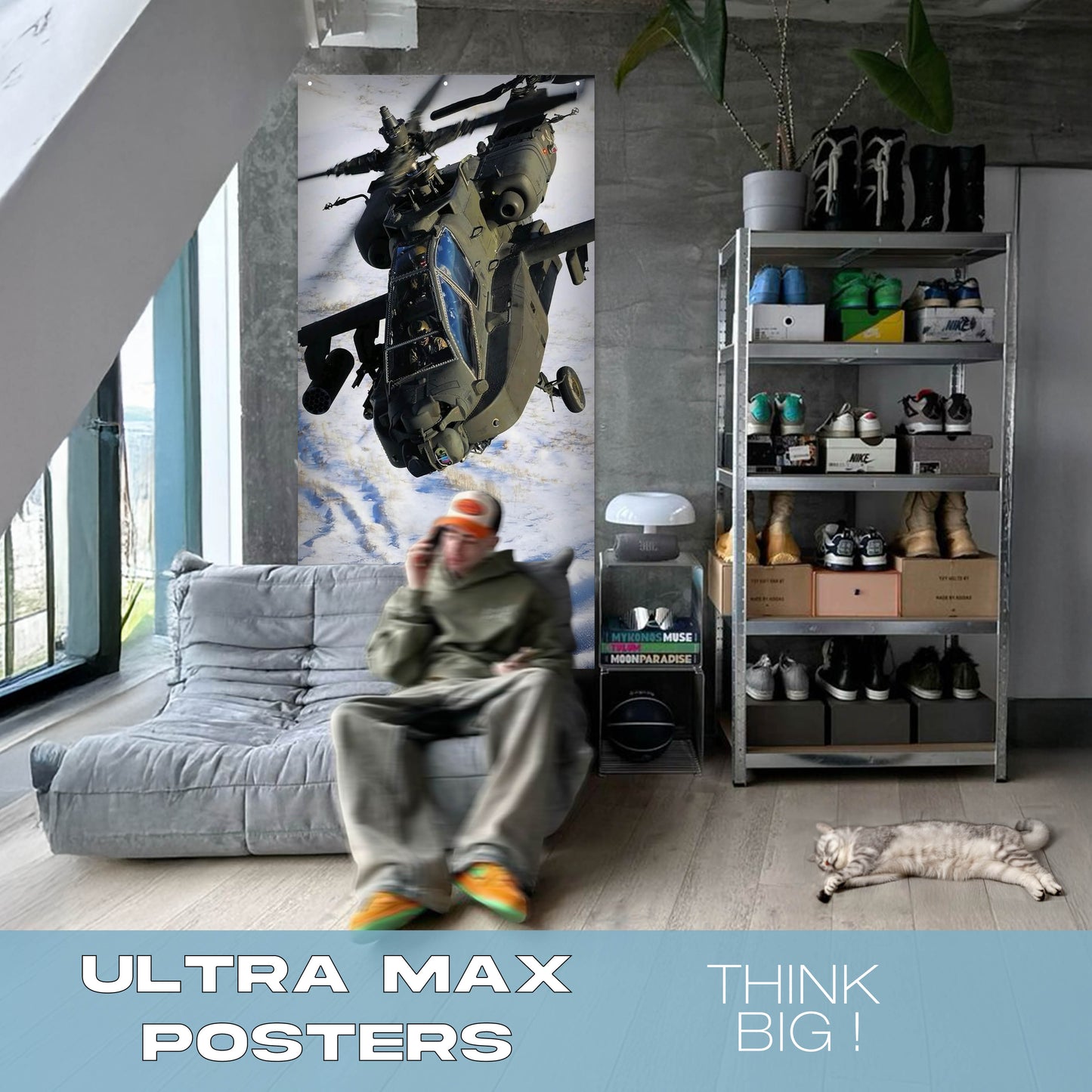 Apache AH64 - Ultra Max Poster