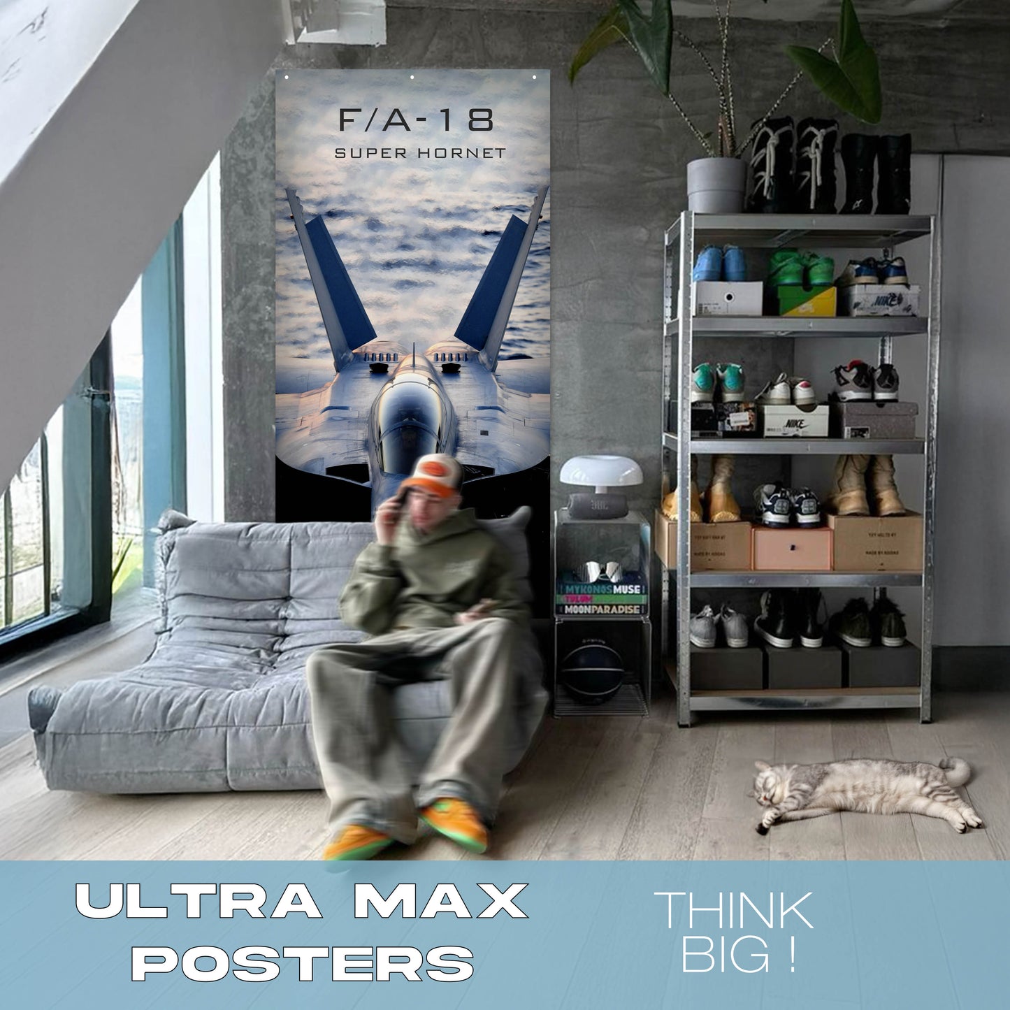 Fighter Jet F18/A - Ultra Max Poster