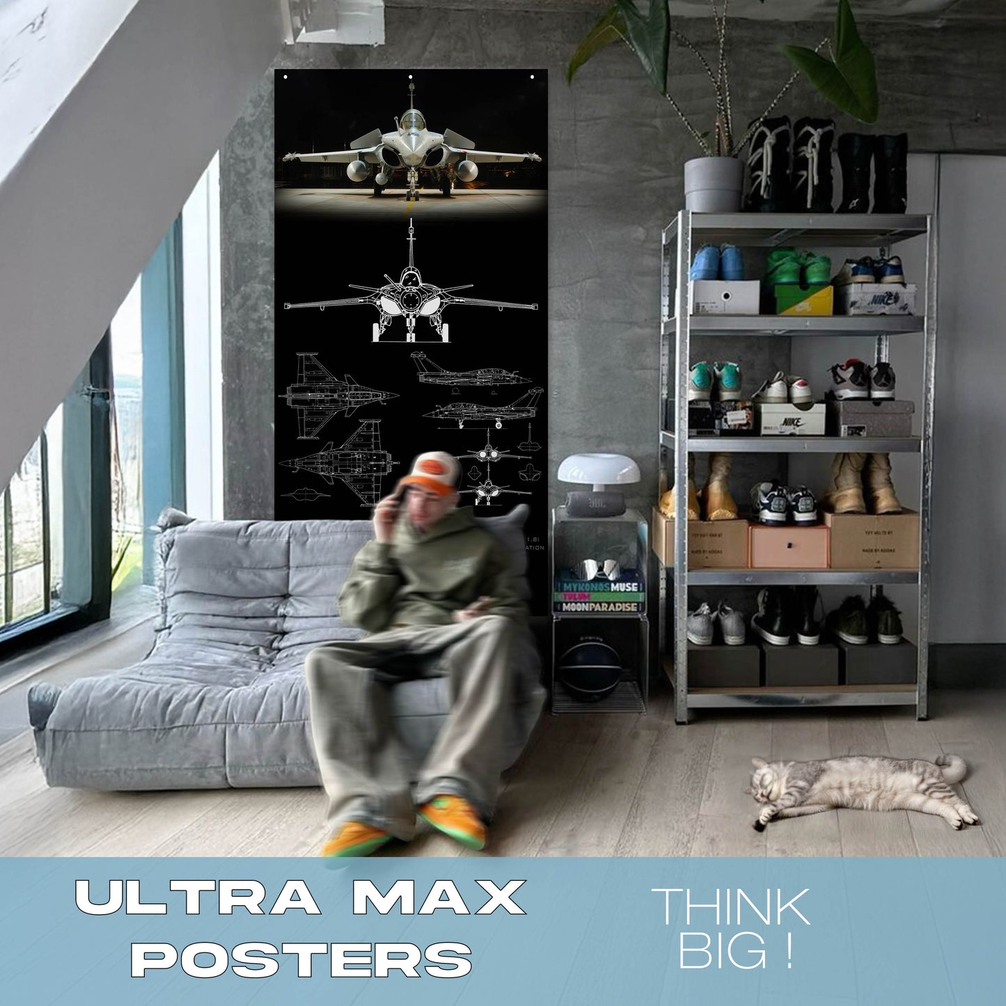 Fighter Jet Rafale - Ultra Max Poster