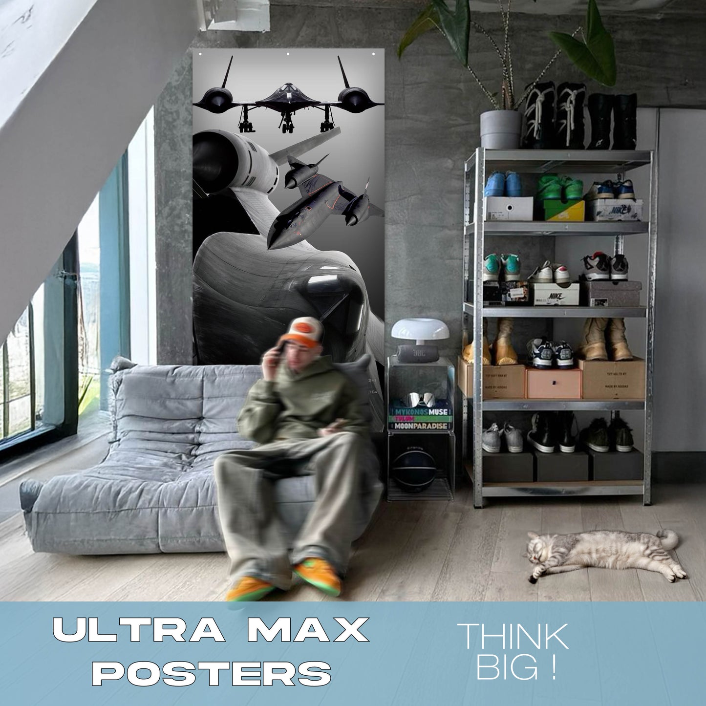 Fighter Jet SR71 Blackbird - Ultra Max Poster