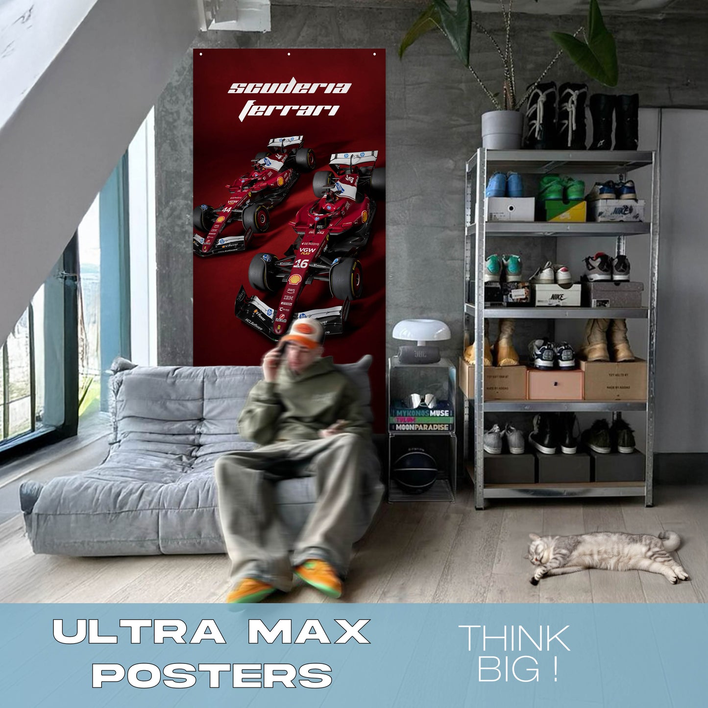 F1 Ferrari Twins - Ultra Max Poster