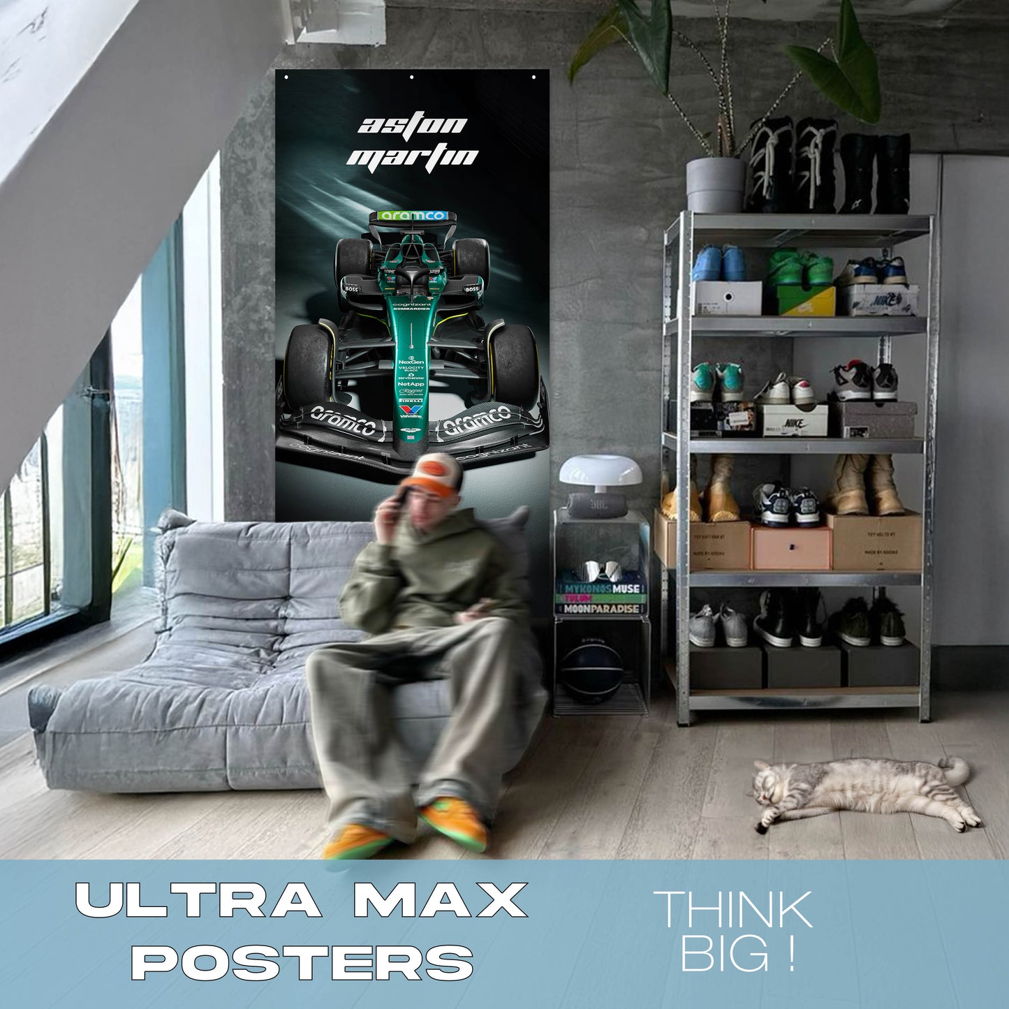 F1 Aston Martin AMR24 - Ultra Max Poster