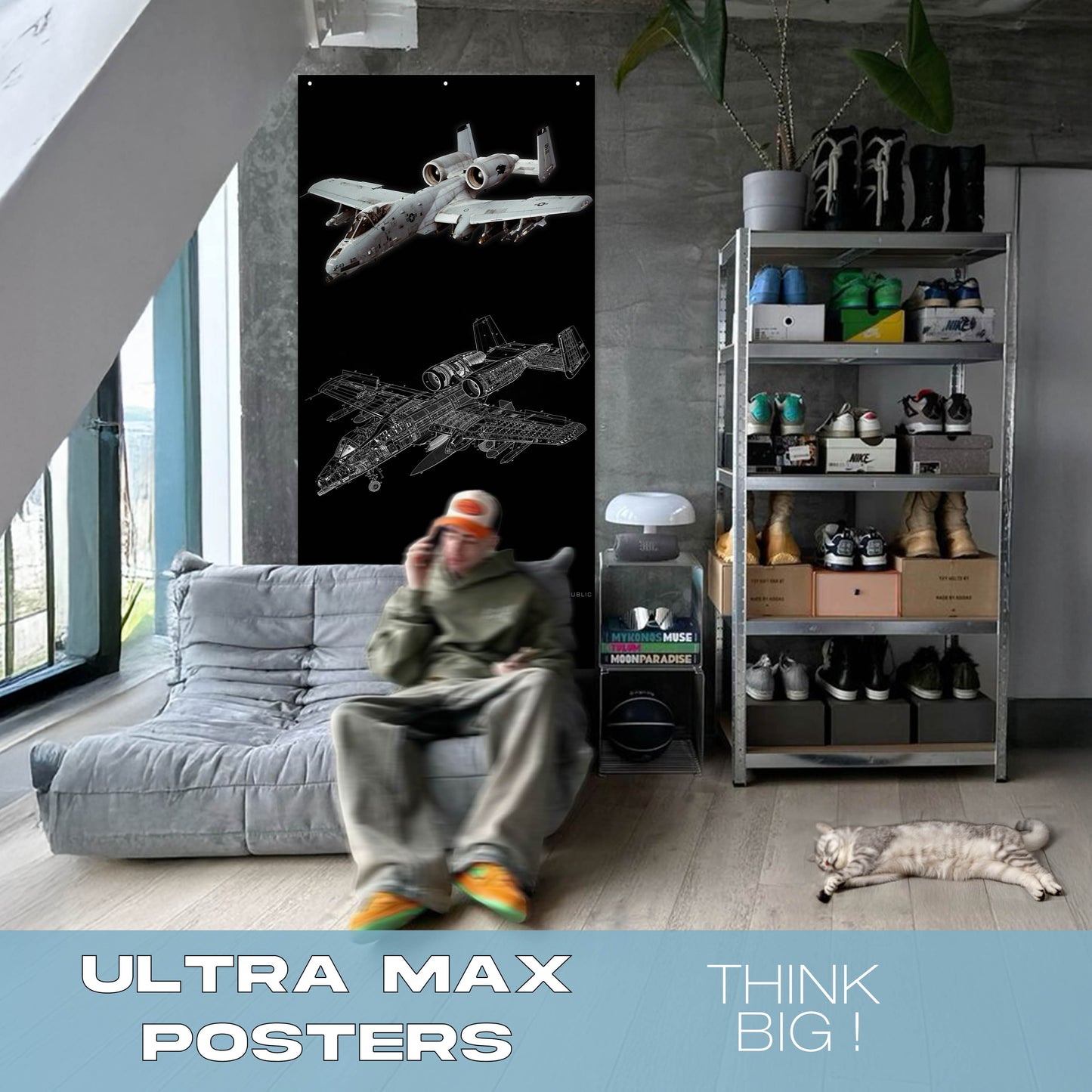 Fighter Jet A-10 - Ultra Max Poster