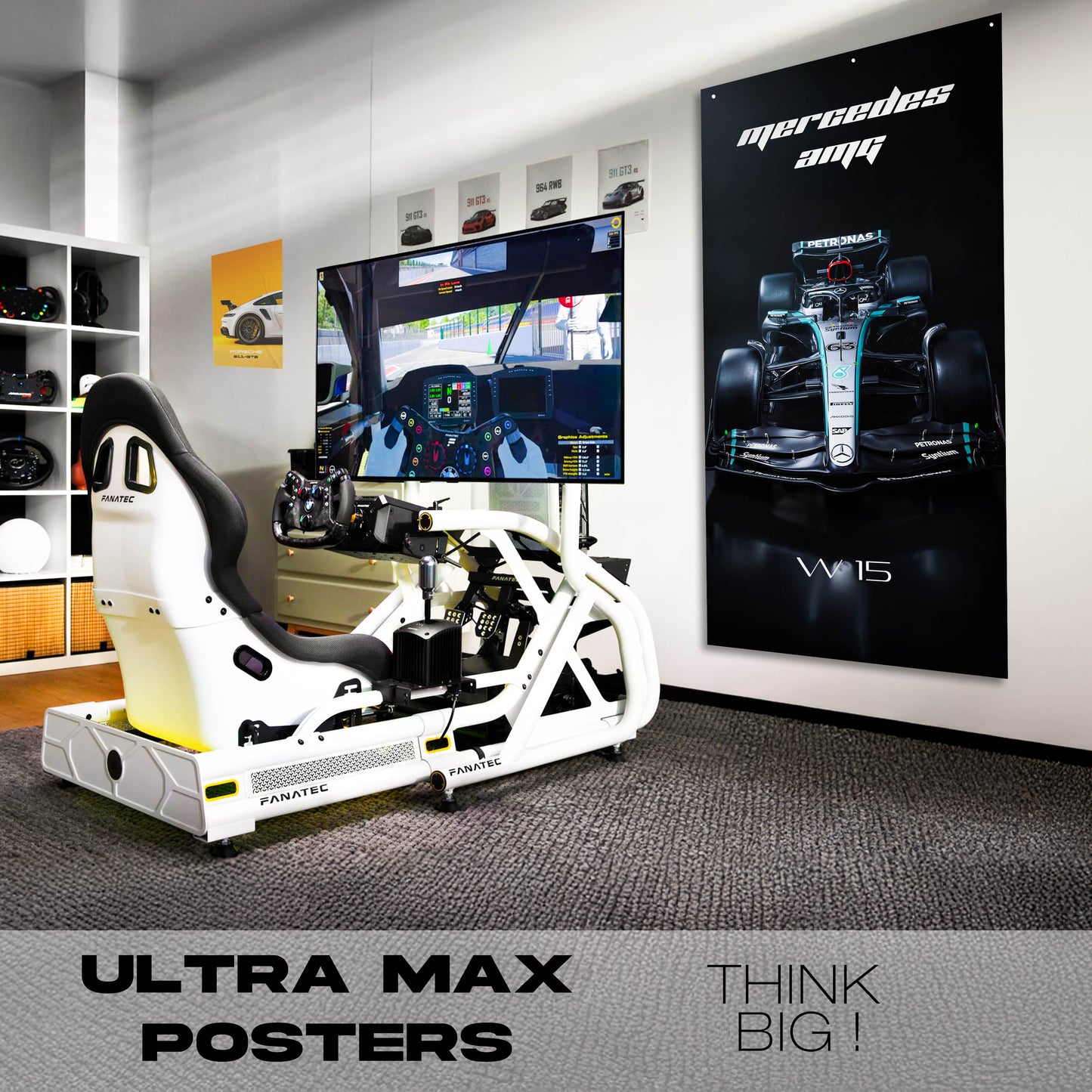 F1 Mercedes AMG W15 #63 - Ultra Max Poster