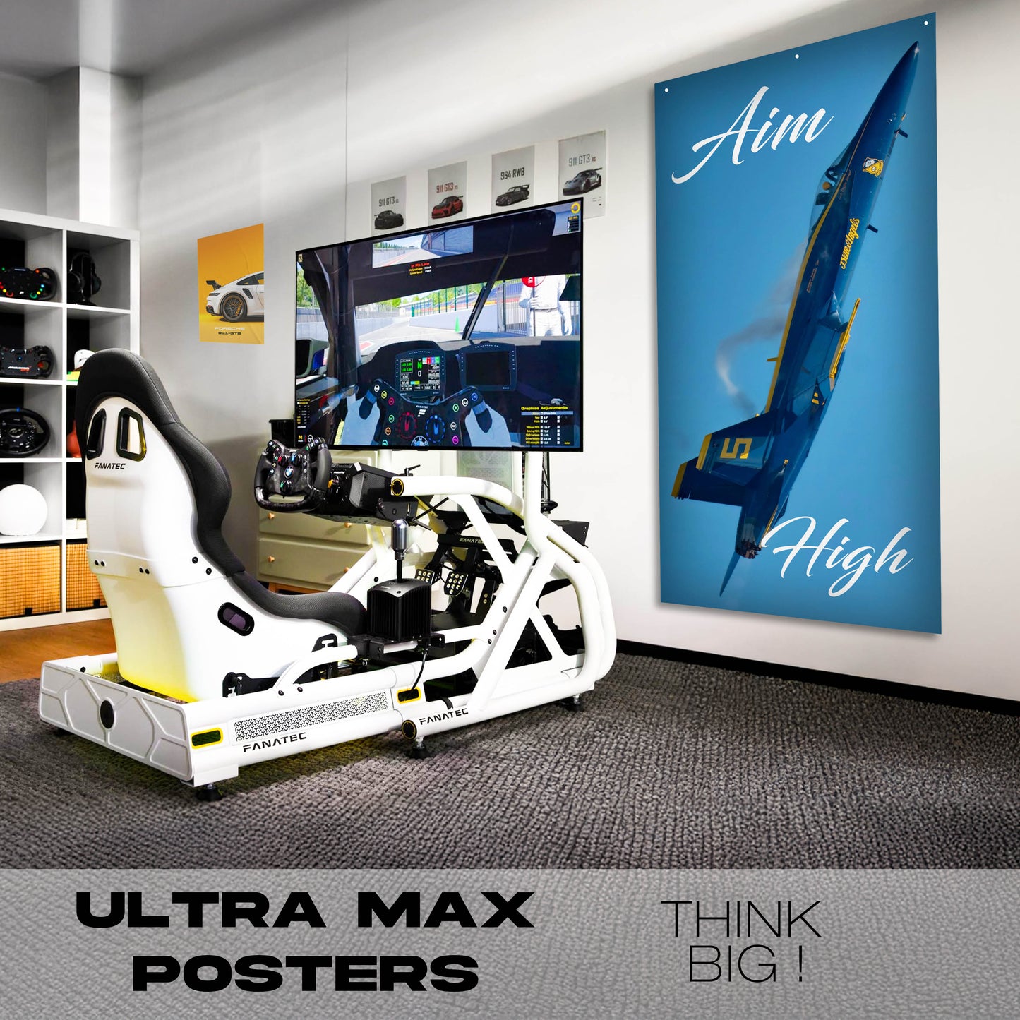 Aim High Blue angel- Ultra Max Poster