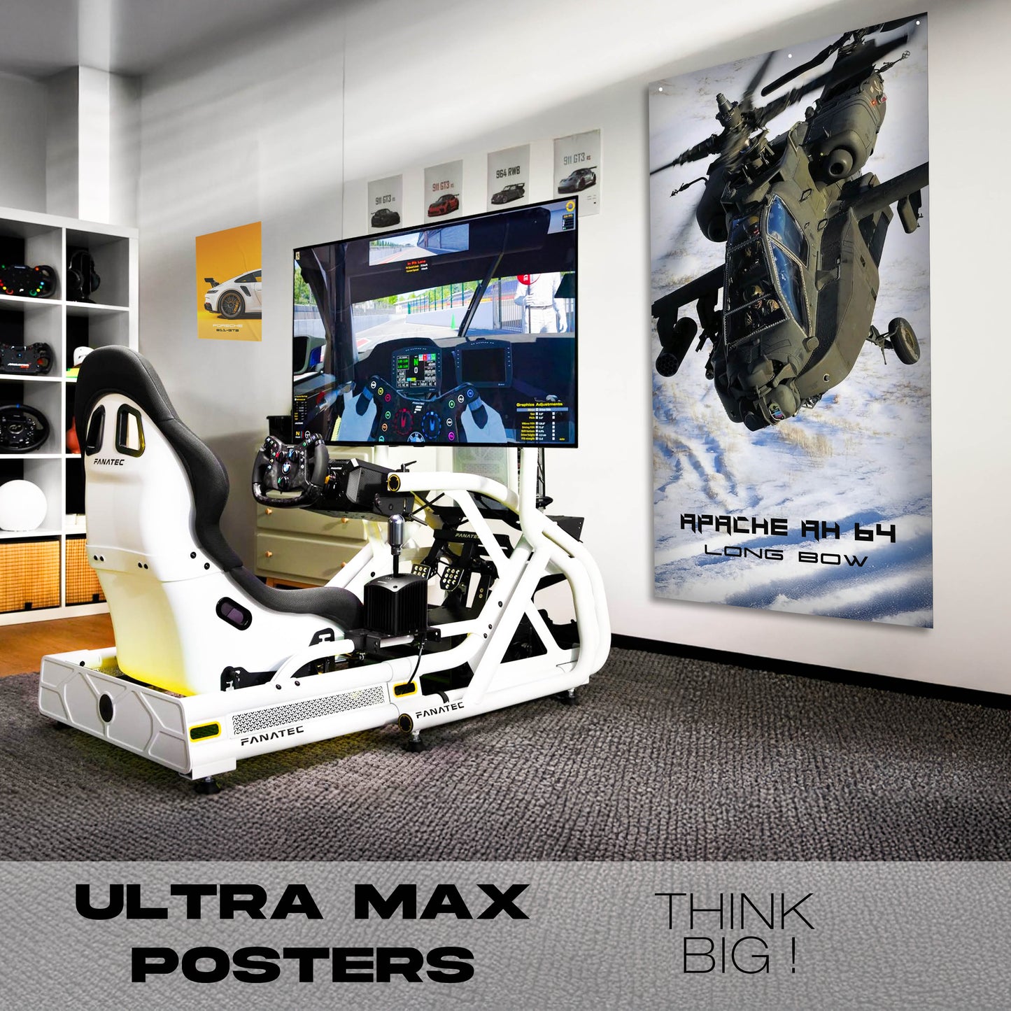 Apache AH64 - Ultra Max Poster