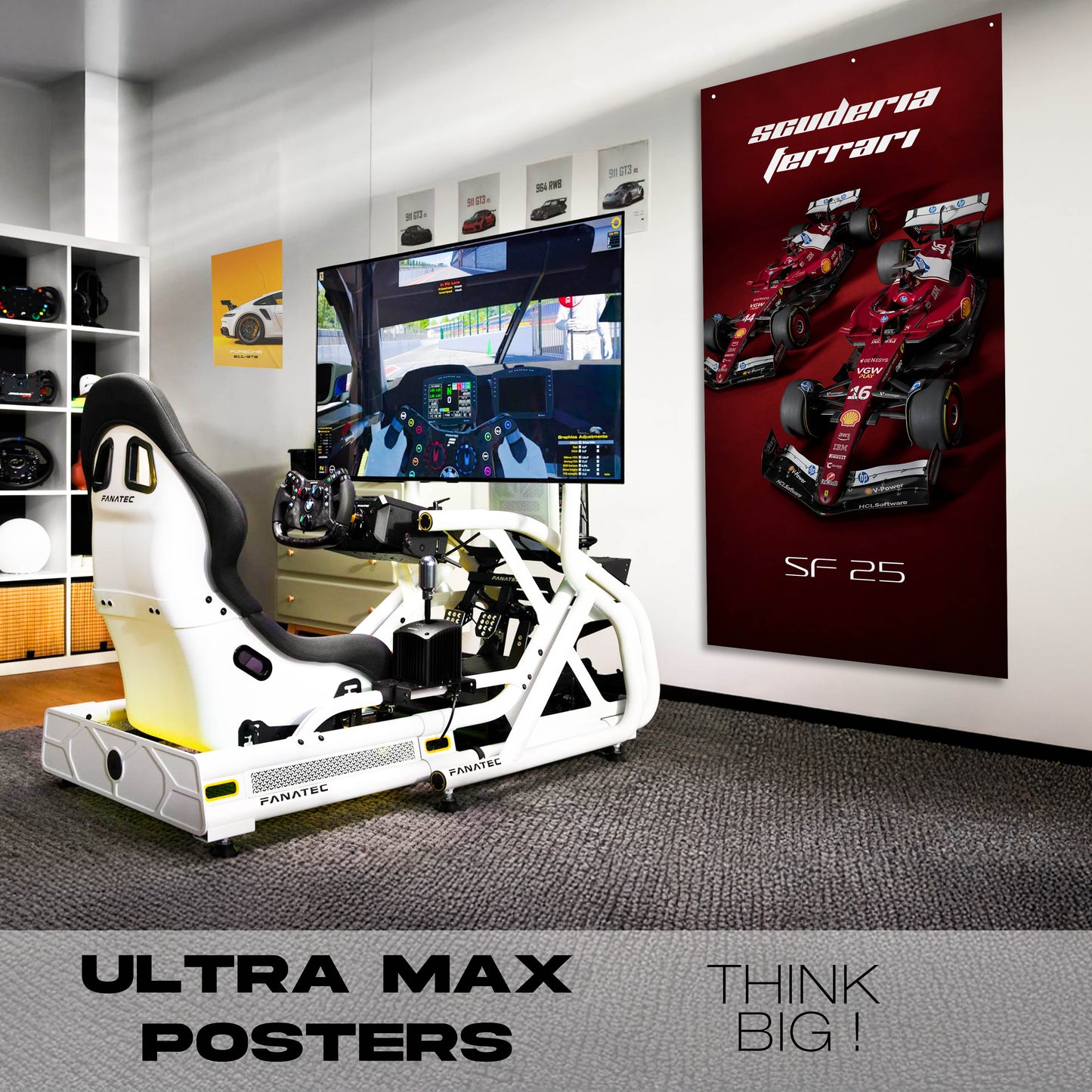F1 Ferrari Twins - Ultra Max Poster