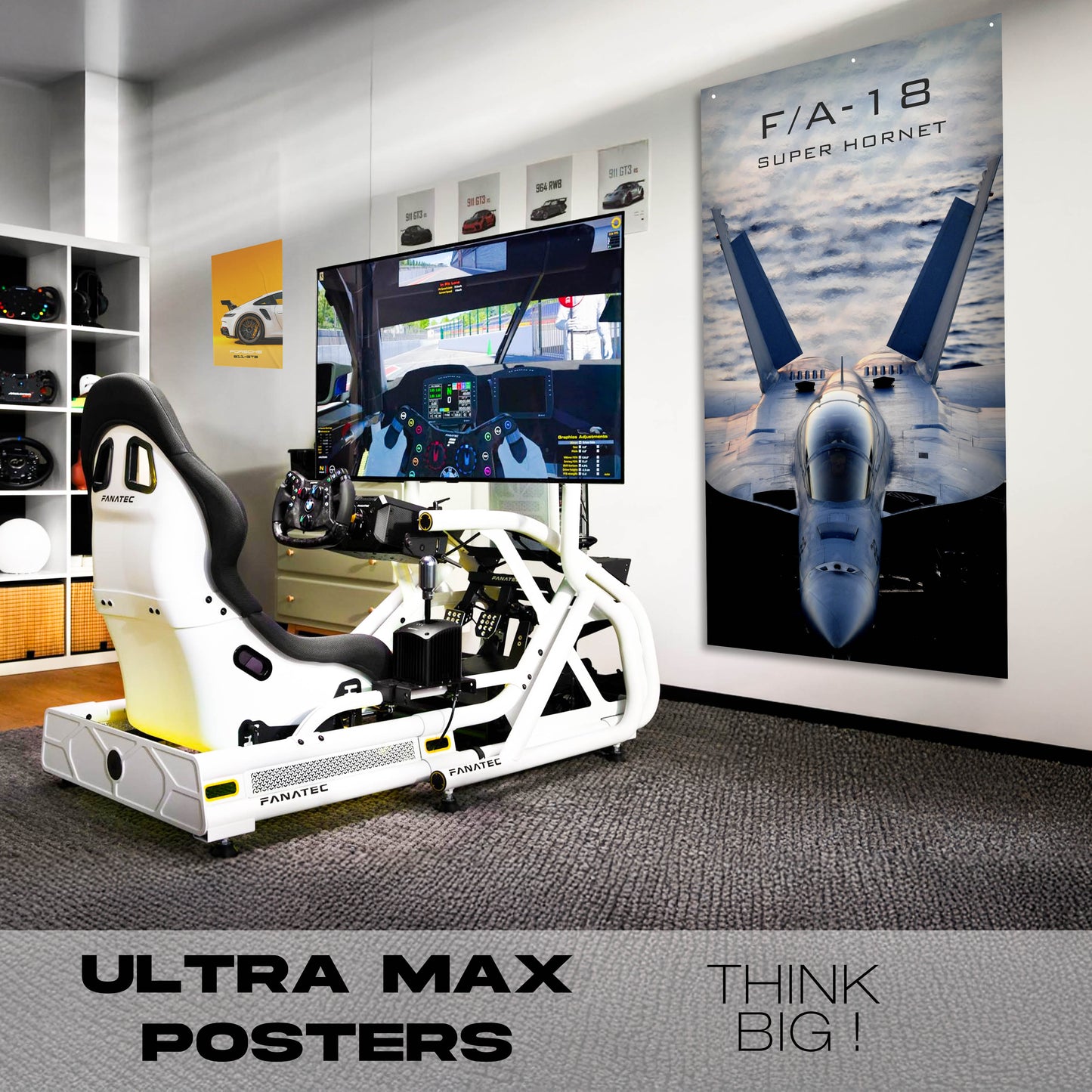 Fighter Jet F18/A - Ultra Max Poster