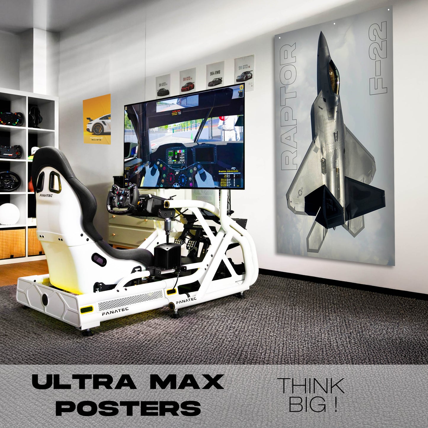 Fighter Jet F22 Raptor - Ultra Max Poster