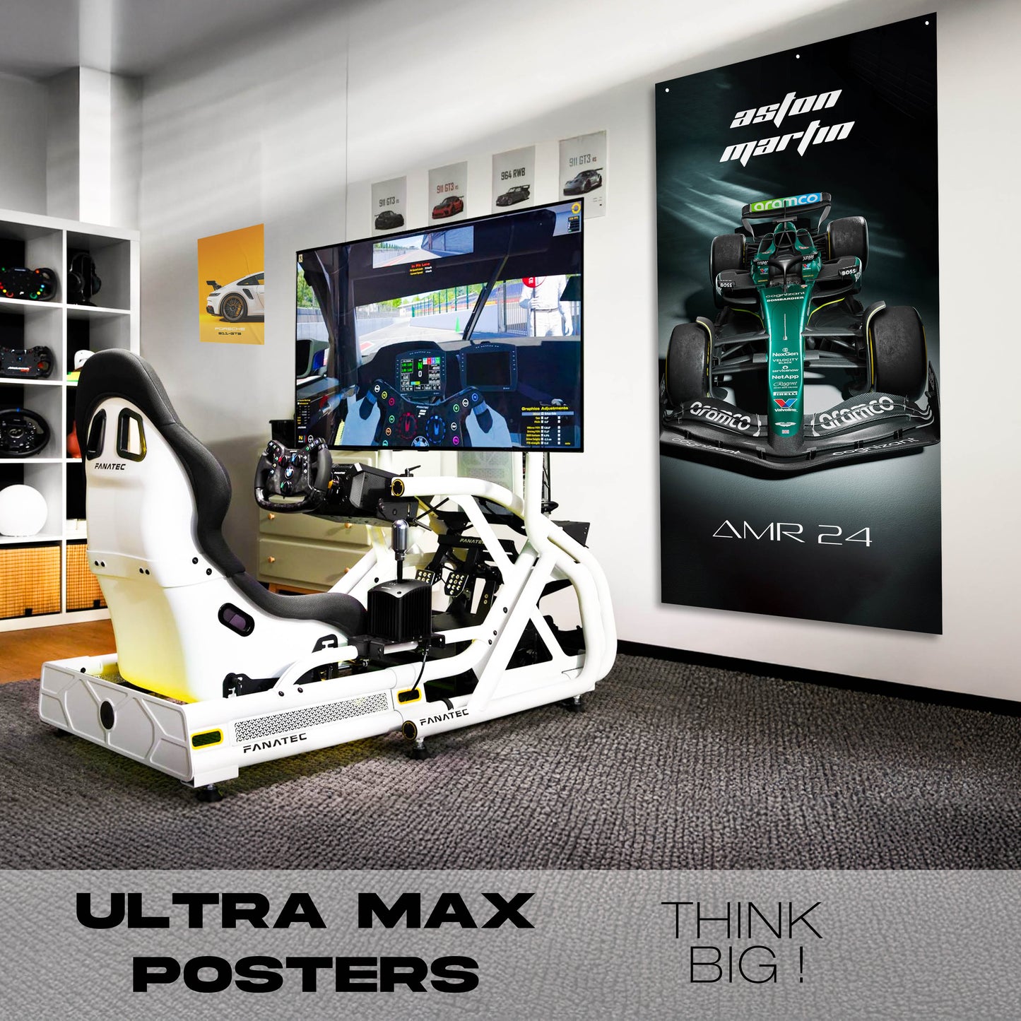 F1 Aston Martin AMR24 - Ultra Max Poster