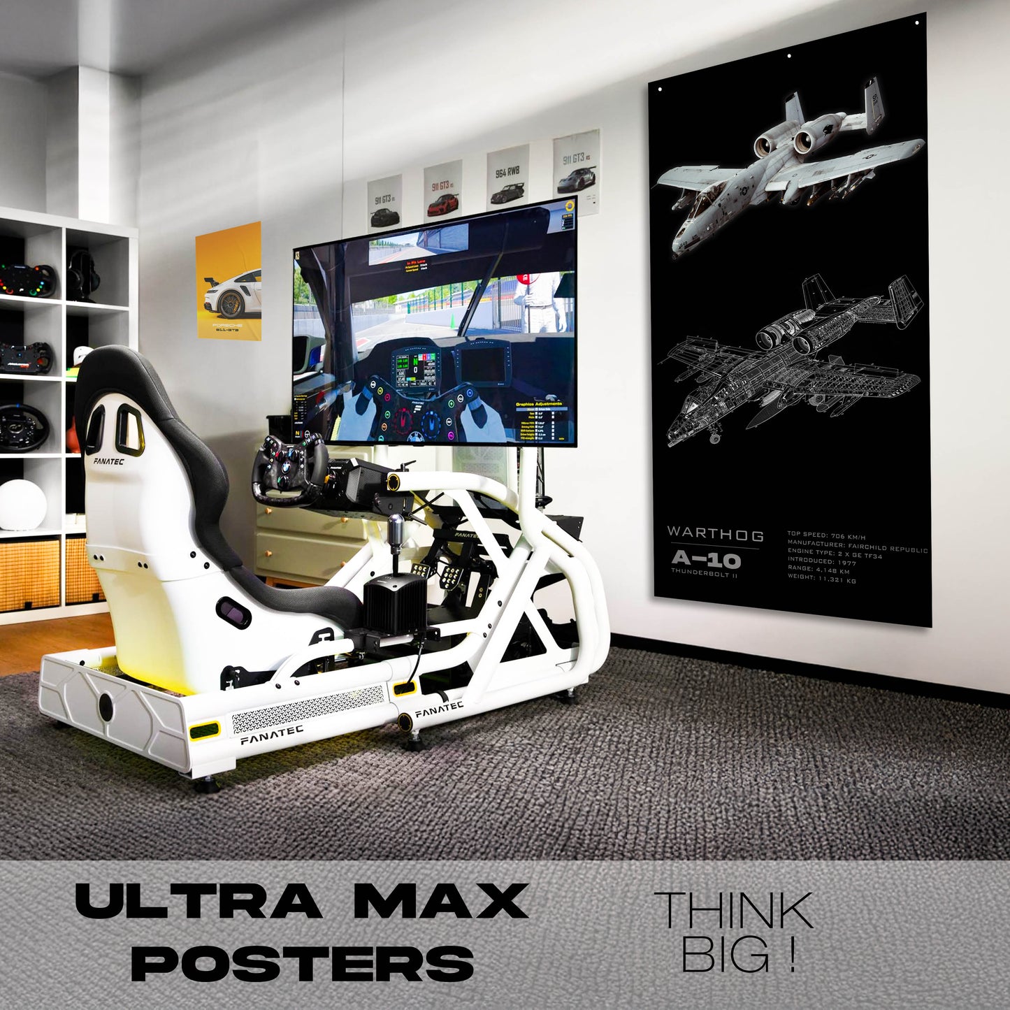 Fighter Jet A-10 - Ultra Max Poster