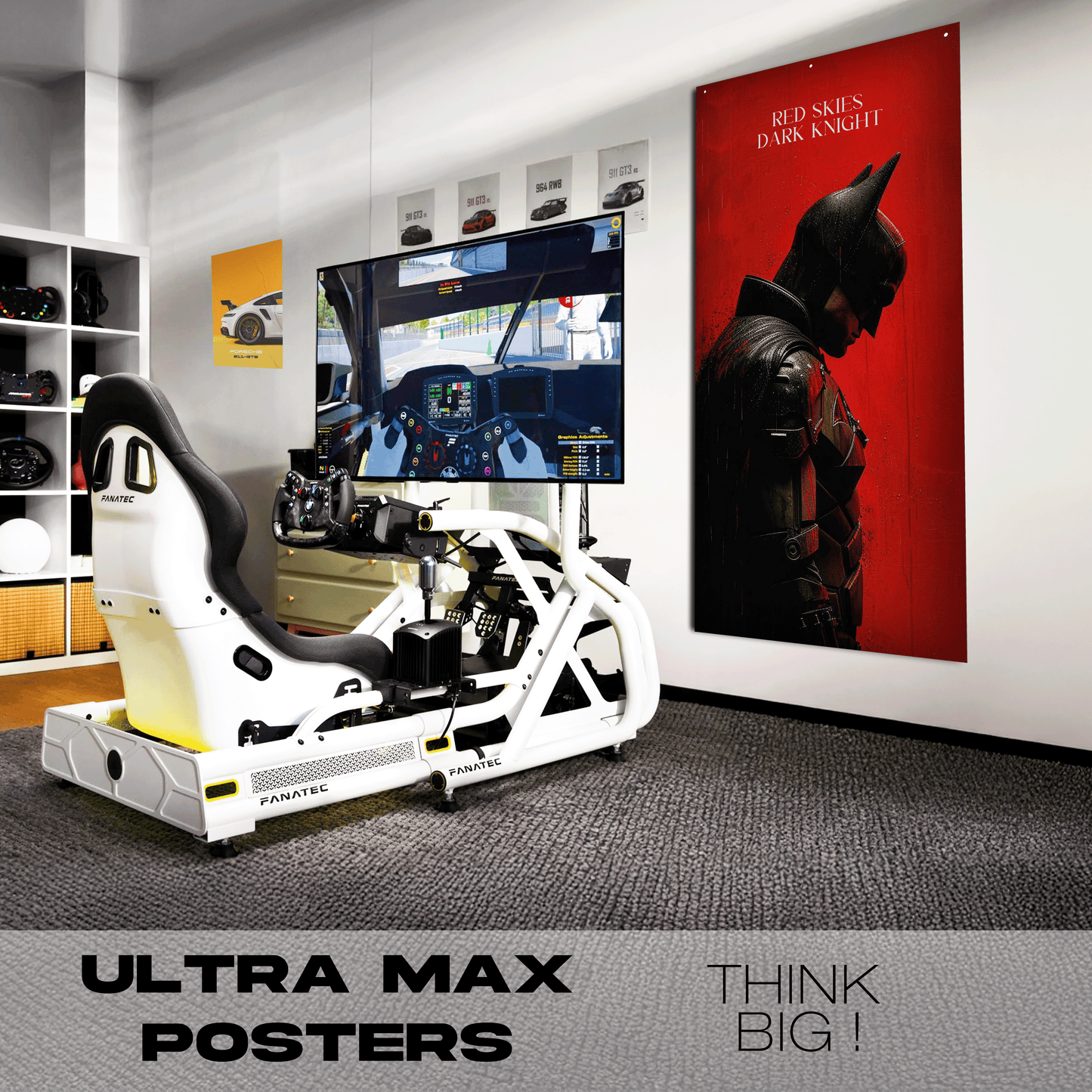 Batman Crimson Red - Ultra Max Poster