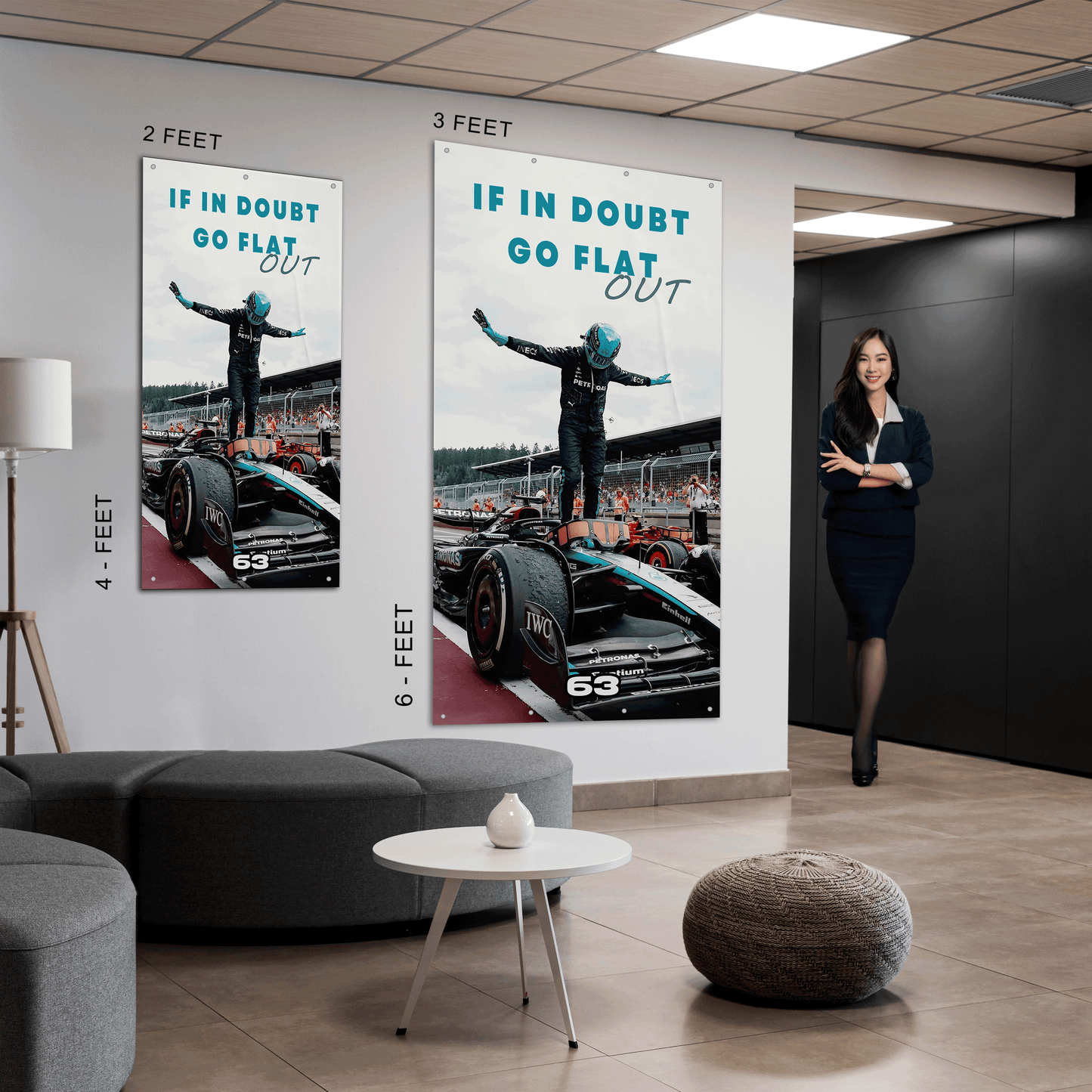 F1 Quote-If in Doubt - Ultra Max Poster