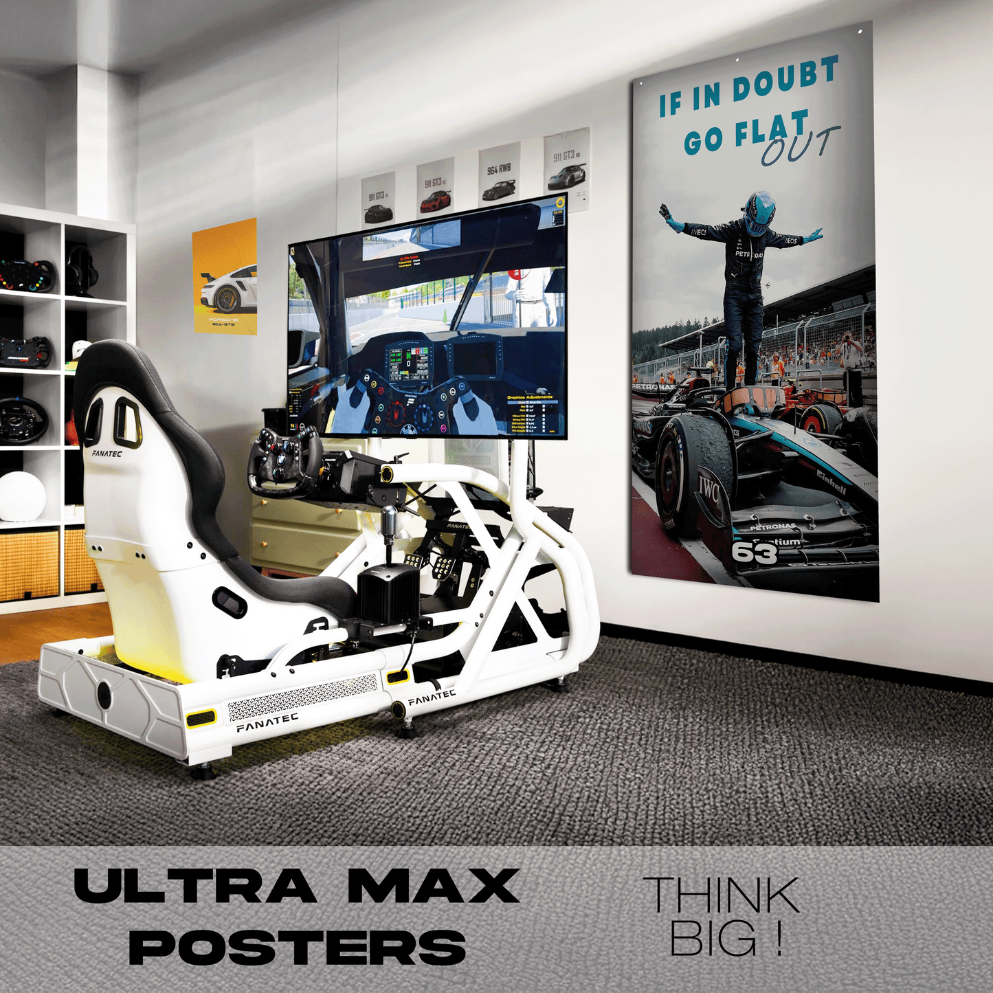 F1 Quote-If in Doubt - Ultra Max Poster