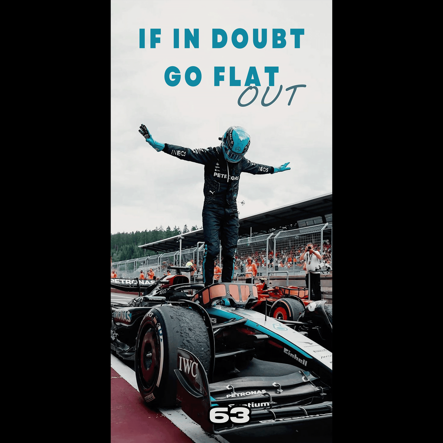 F1 Quote-If in Doubt - Ultra Max Poster
