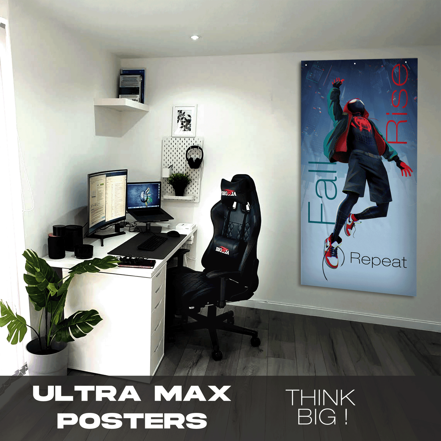 Fall Rise Repeat Spiderman - Ultra Max Poster