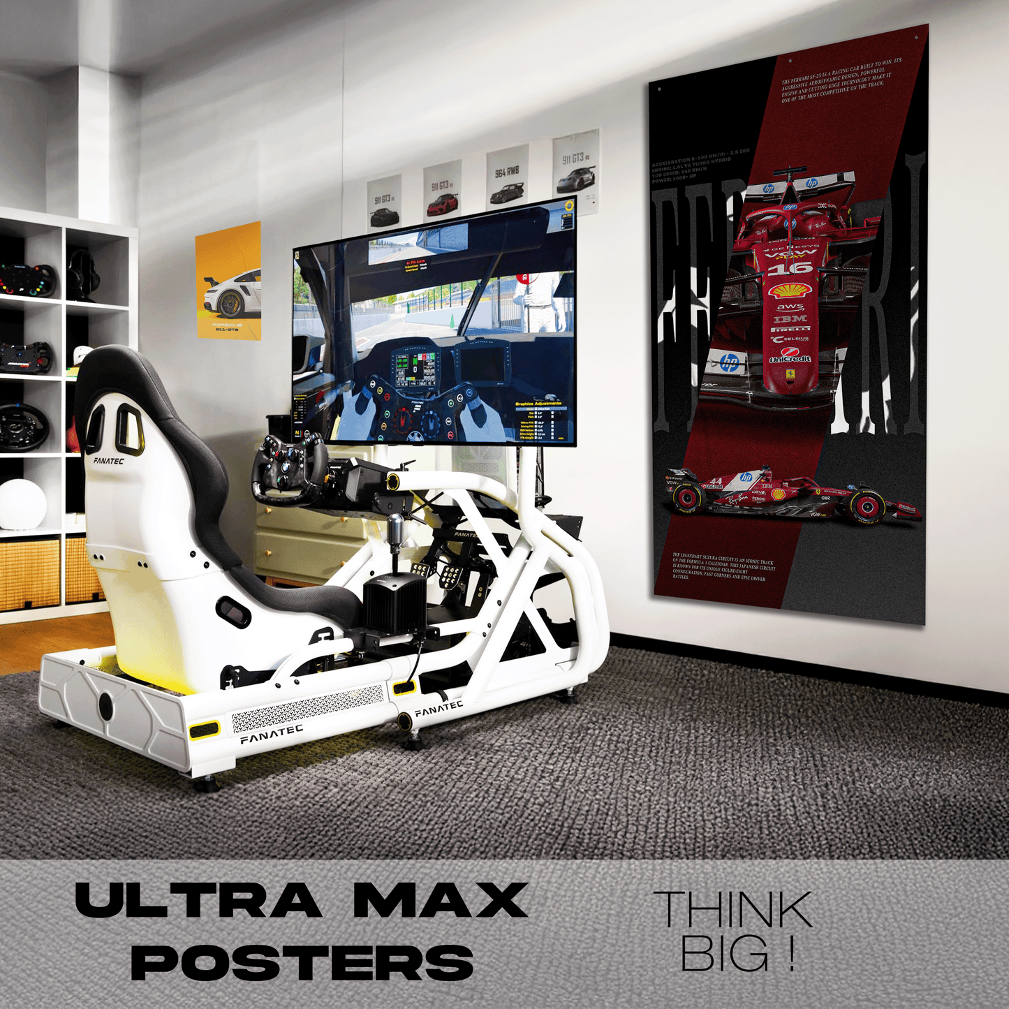 Ferrari F1 Theme - Ultra Max Poster