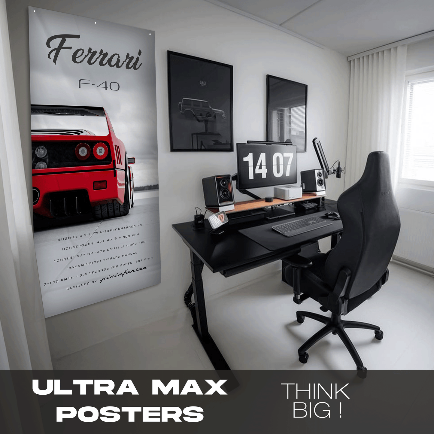 Ferrari F40 - Ultra Max Poster